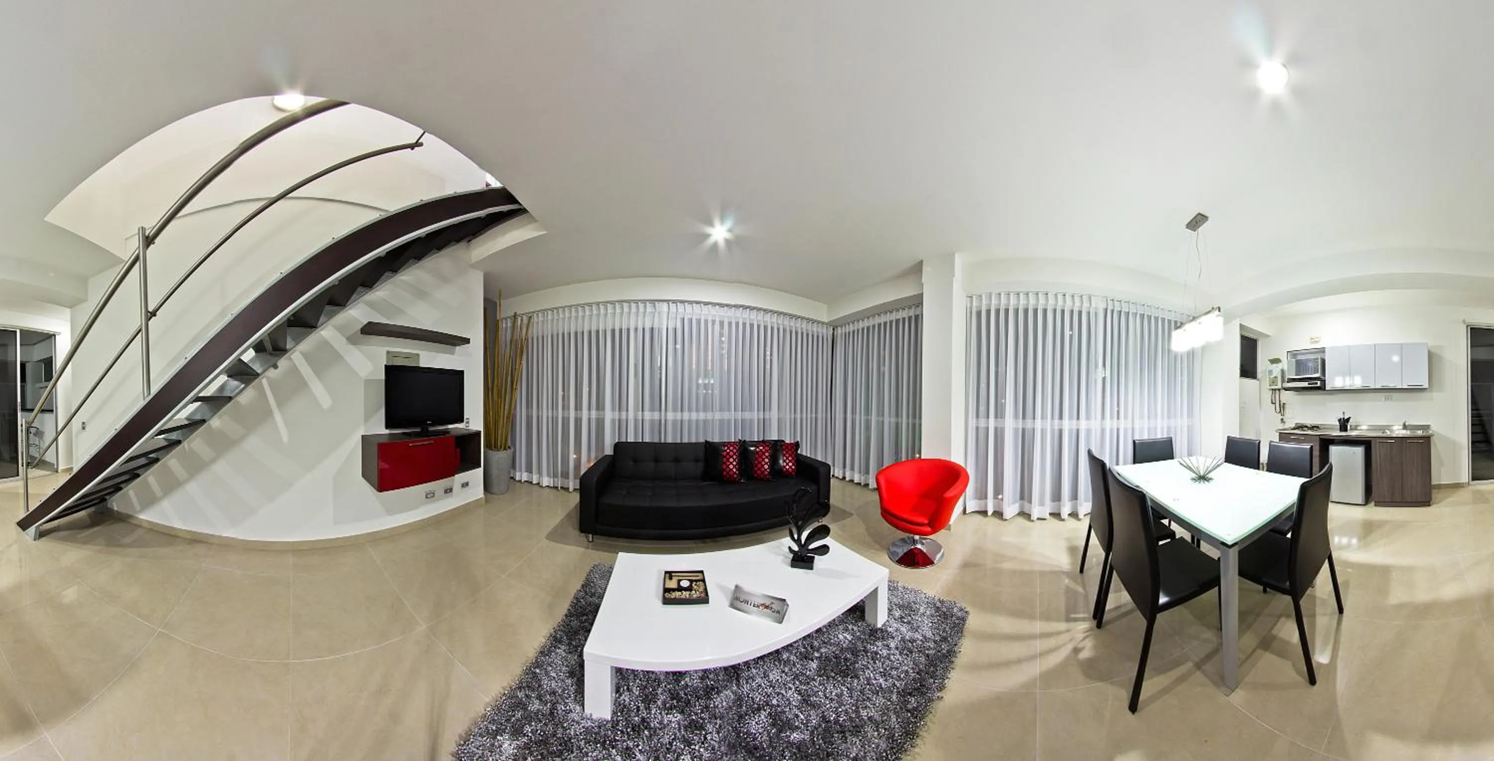 TV and multimedia in Monterosa Apartamentos Amoblados