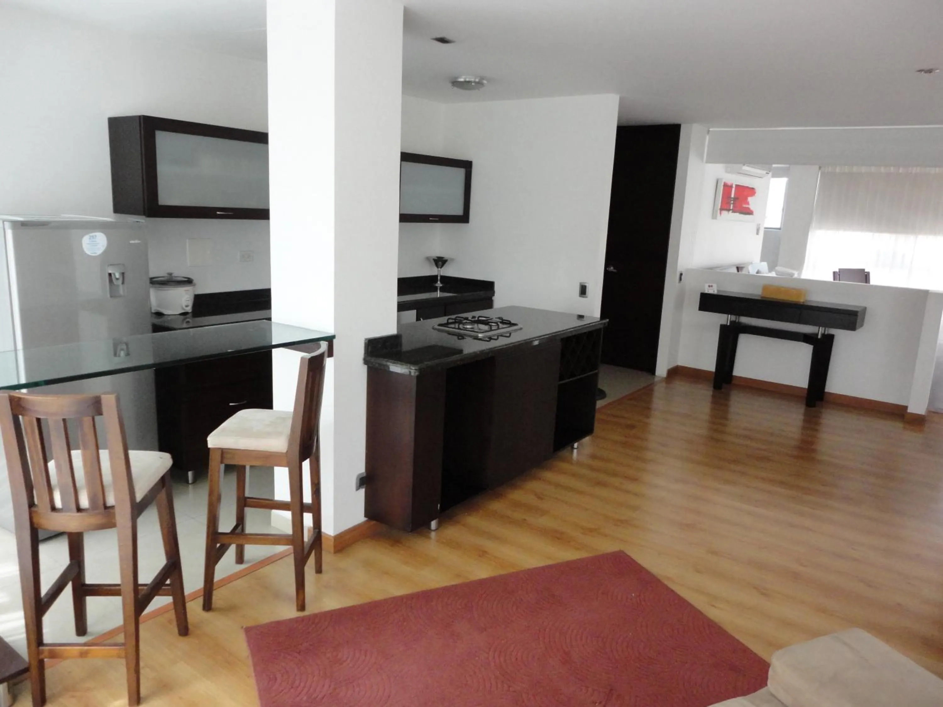 Kitchen or kitchenette in Monterosa Apartamentos Amoblados