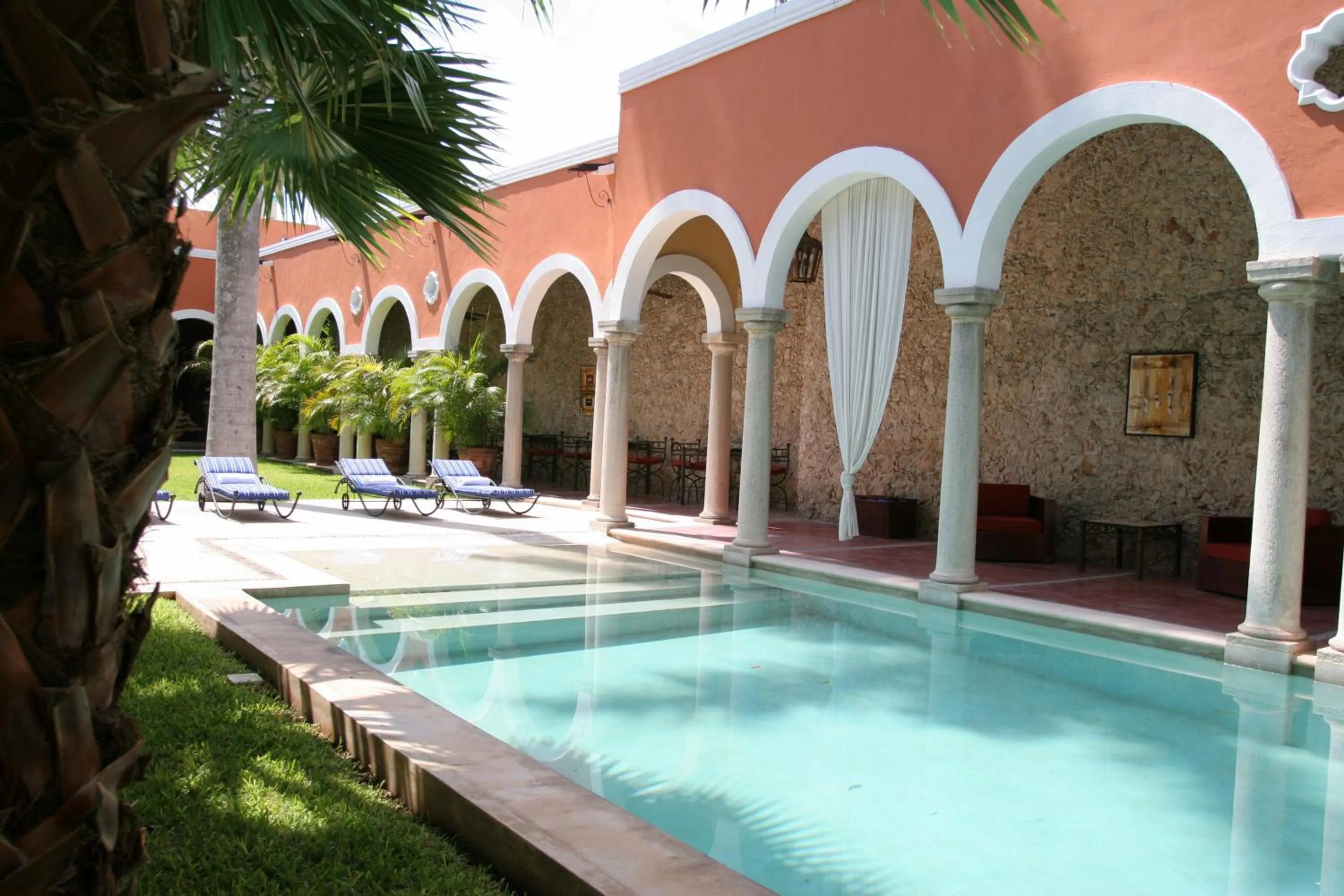 Swimming pool in Hotel Hacienda Mérida