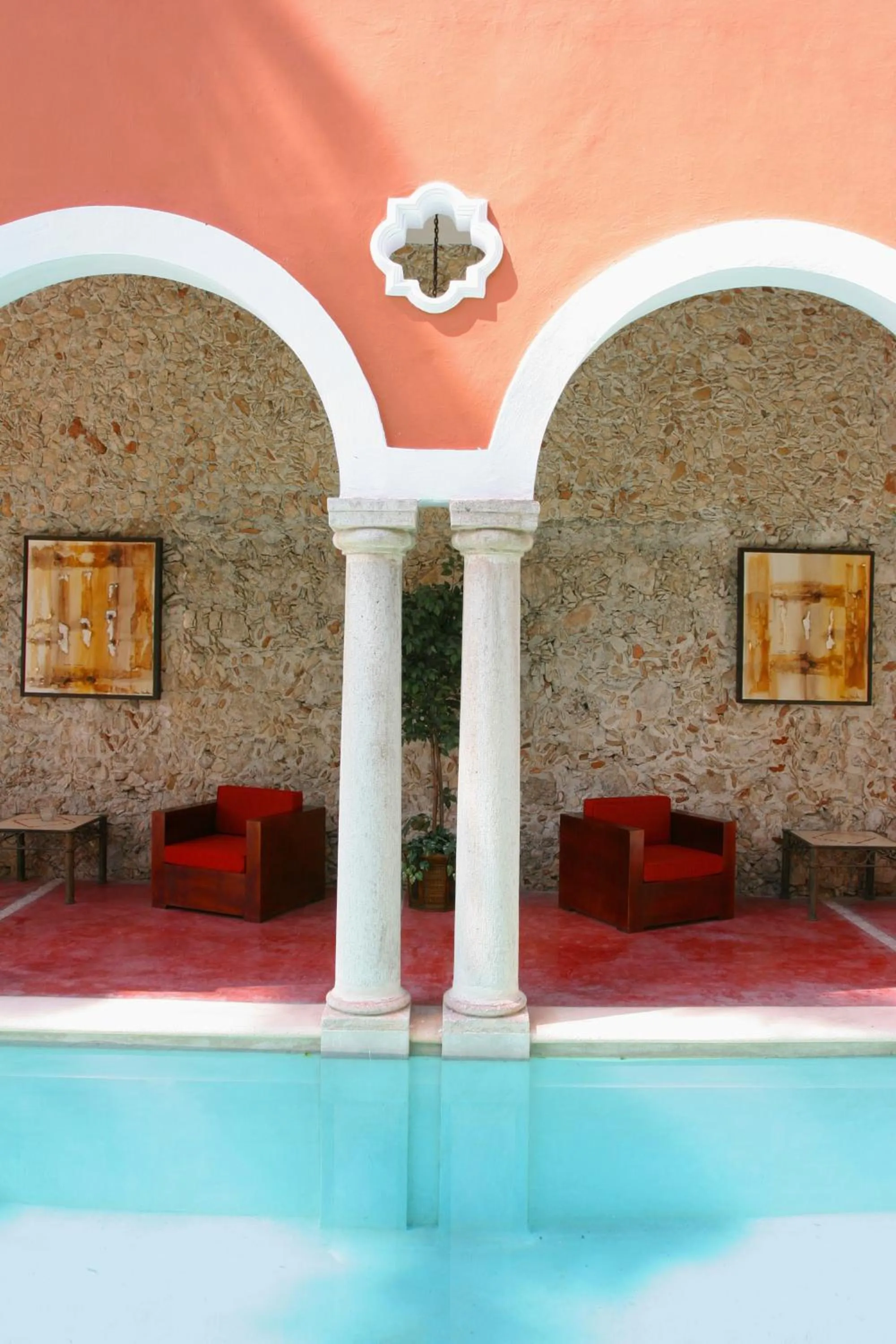 Swimming pool in Hotel Hacienda Mérida