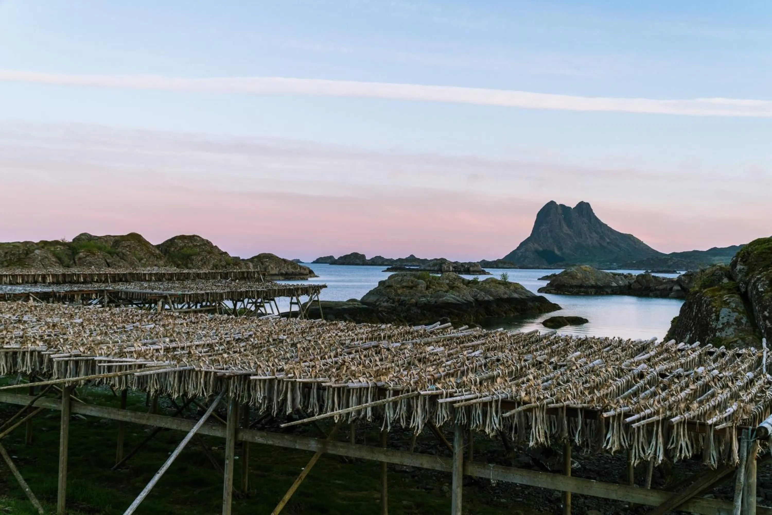 Sunset in Live Lofoten Hotel