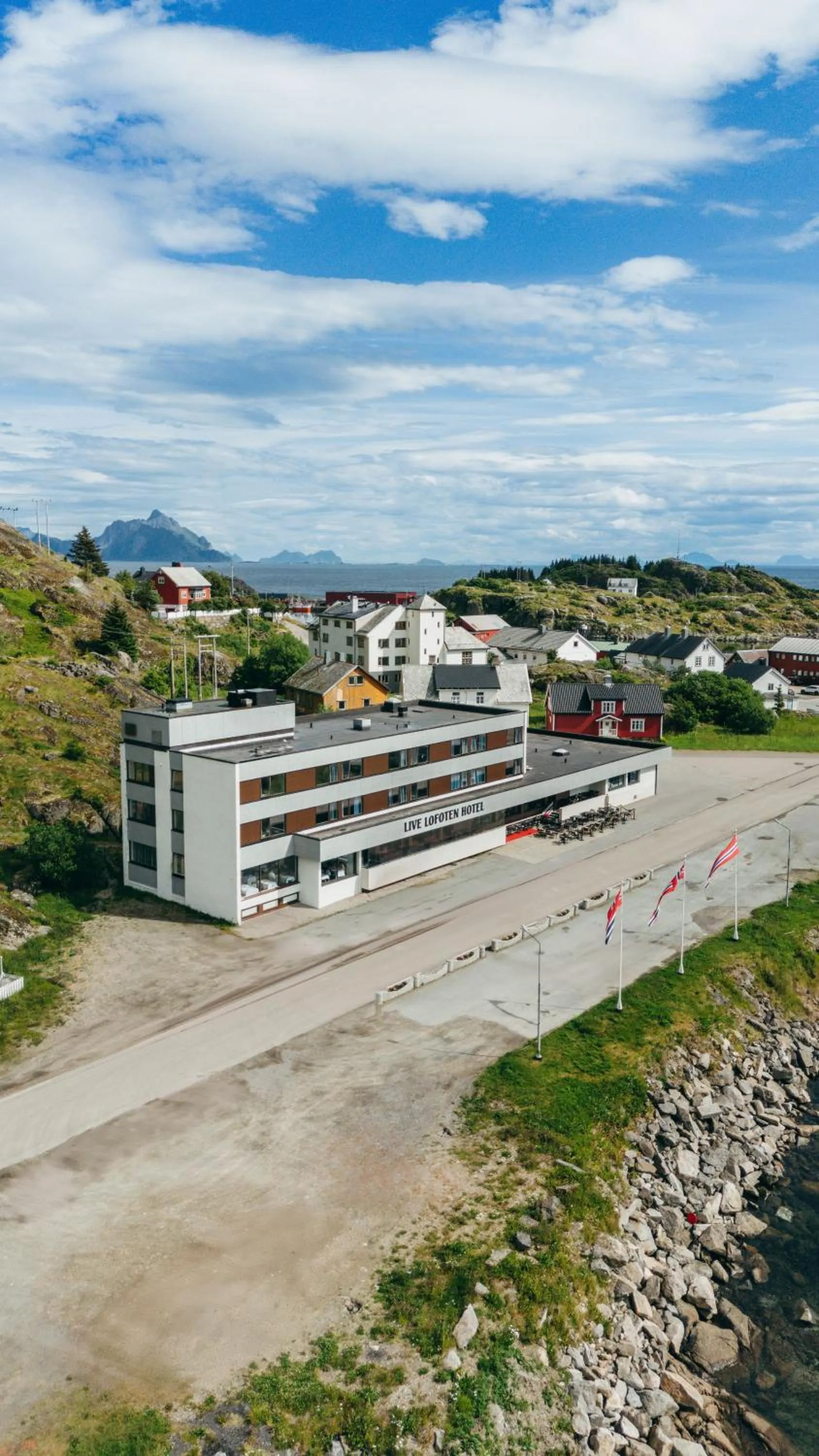 Property building in Live Lofoten Hotel