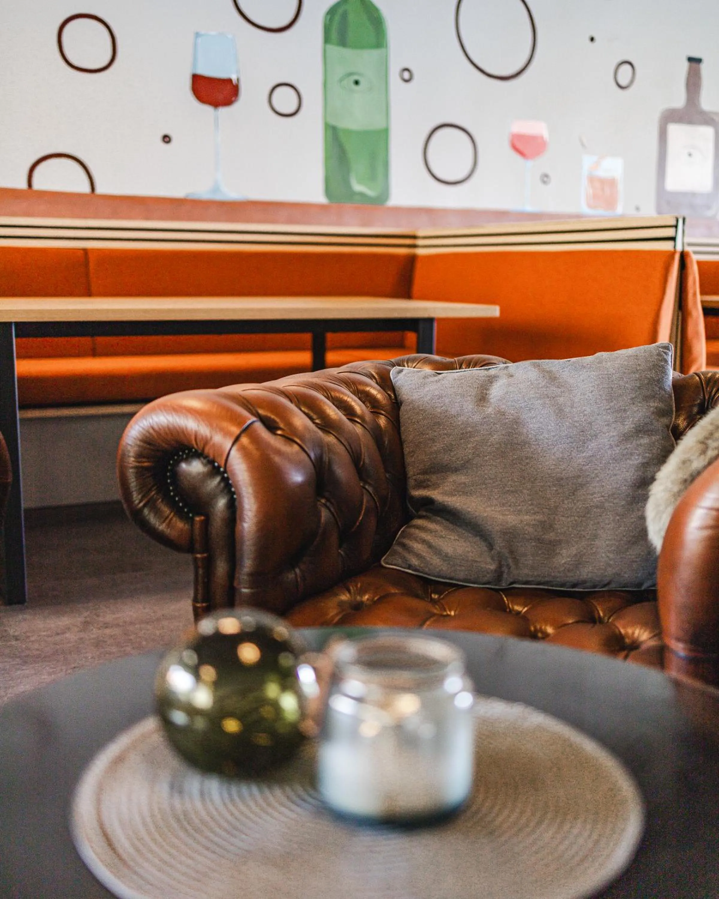 Seating area in Live Lofoten Hotel