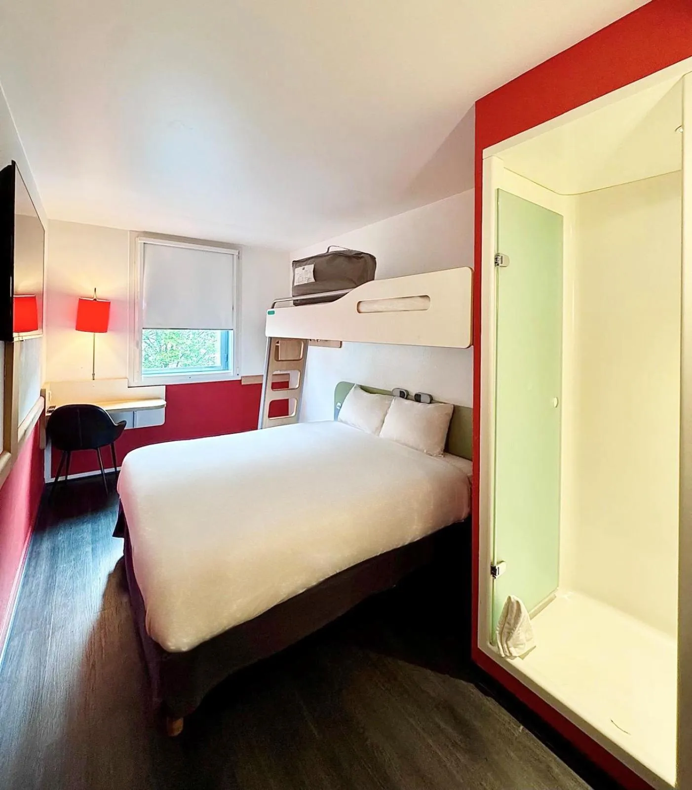 Bed in Ibis Budget Lyon Centre - Gare Part Dieu