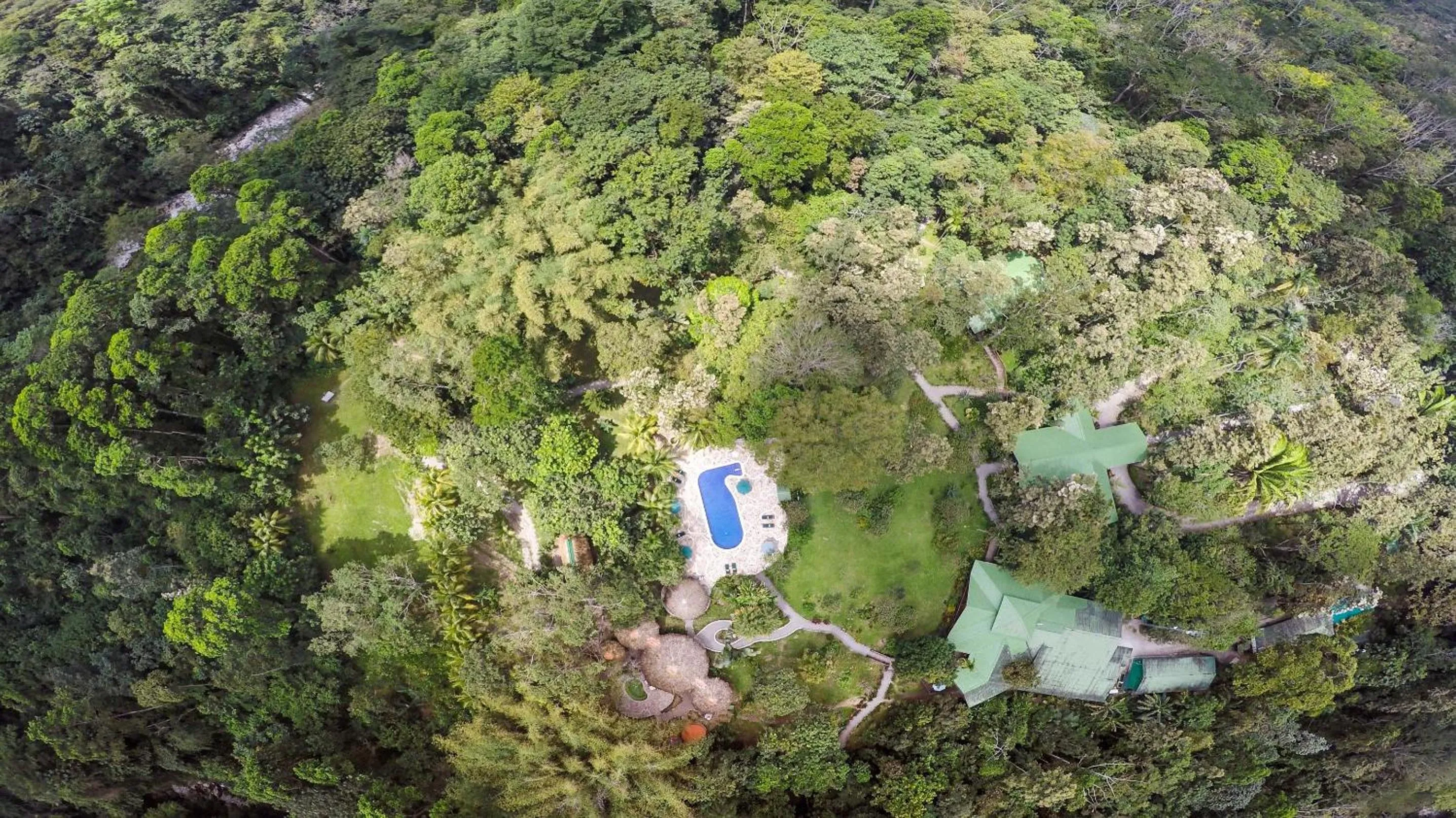 Bird's eye view in The Lodge at Pico Bonito