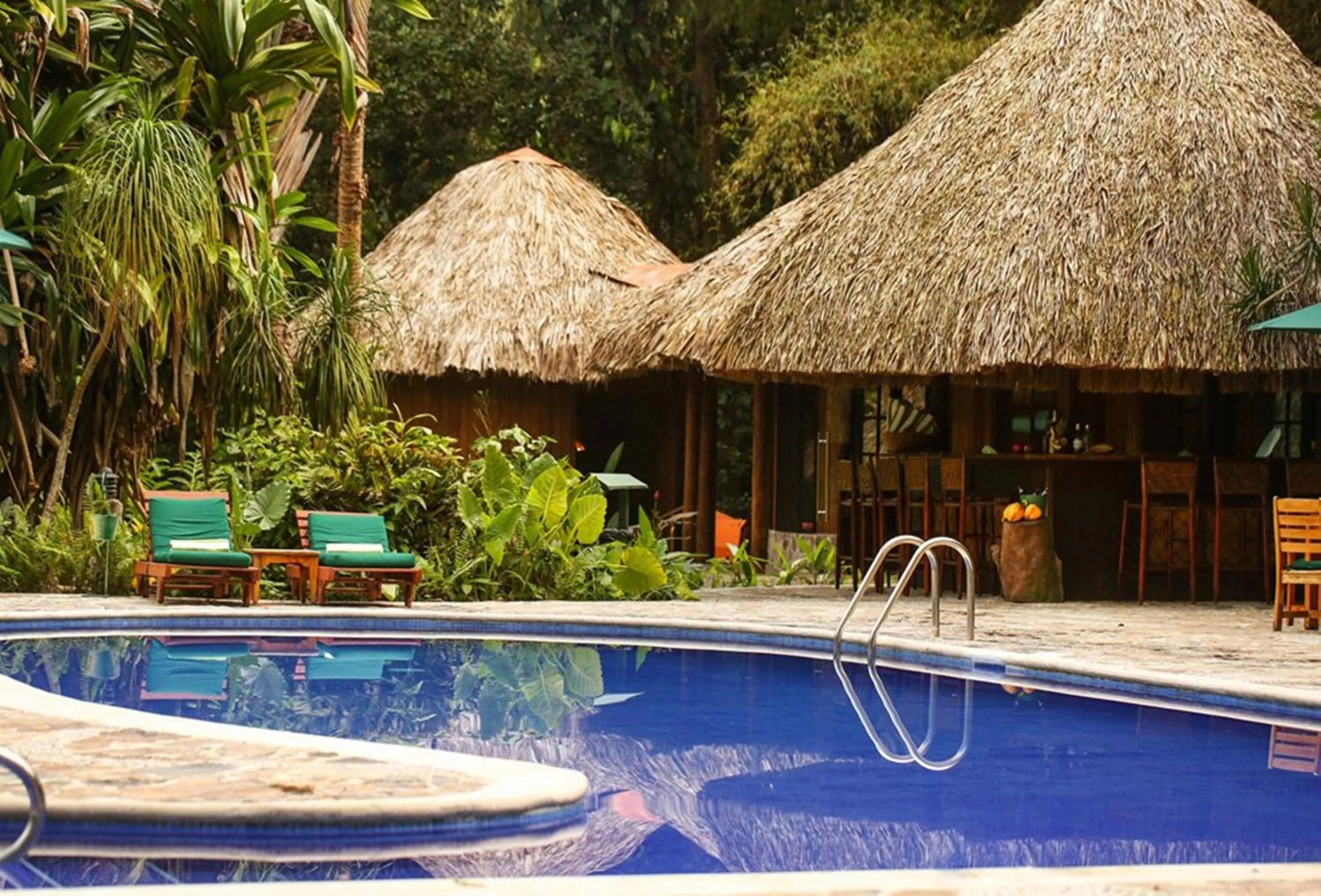 Swimming pool in The Lodge at Pico Bonito