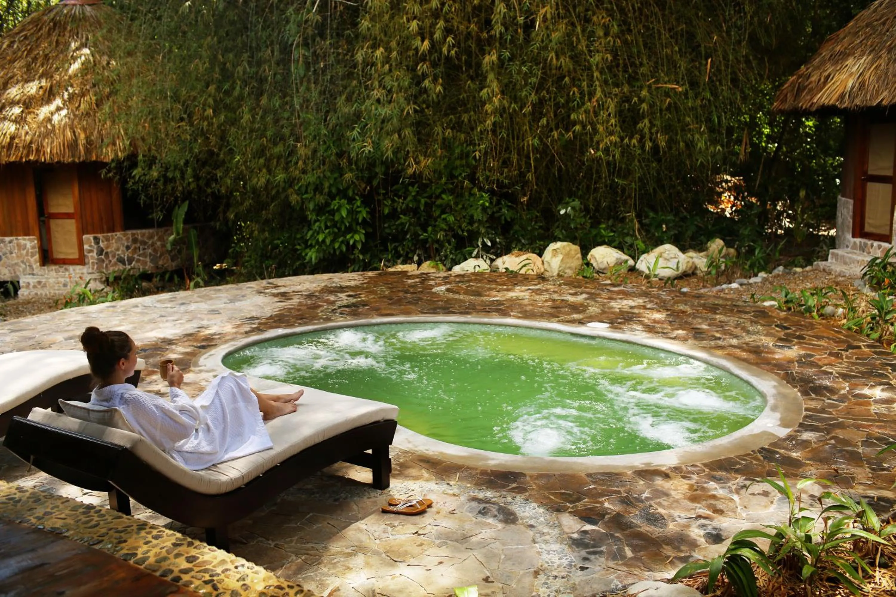 Hot Tub in The Lodge at Pico Bonito