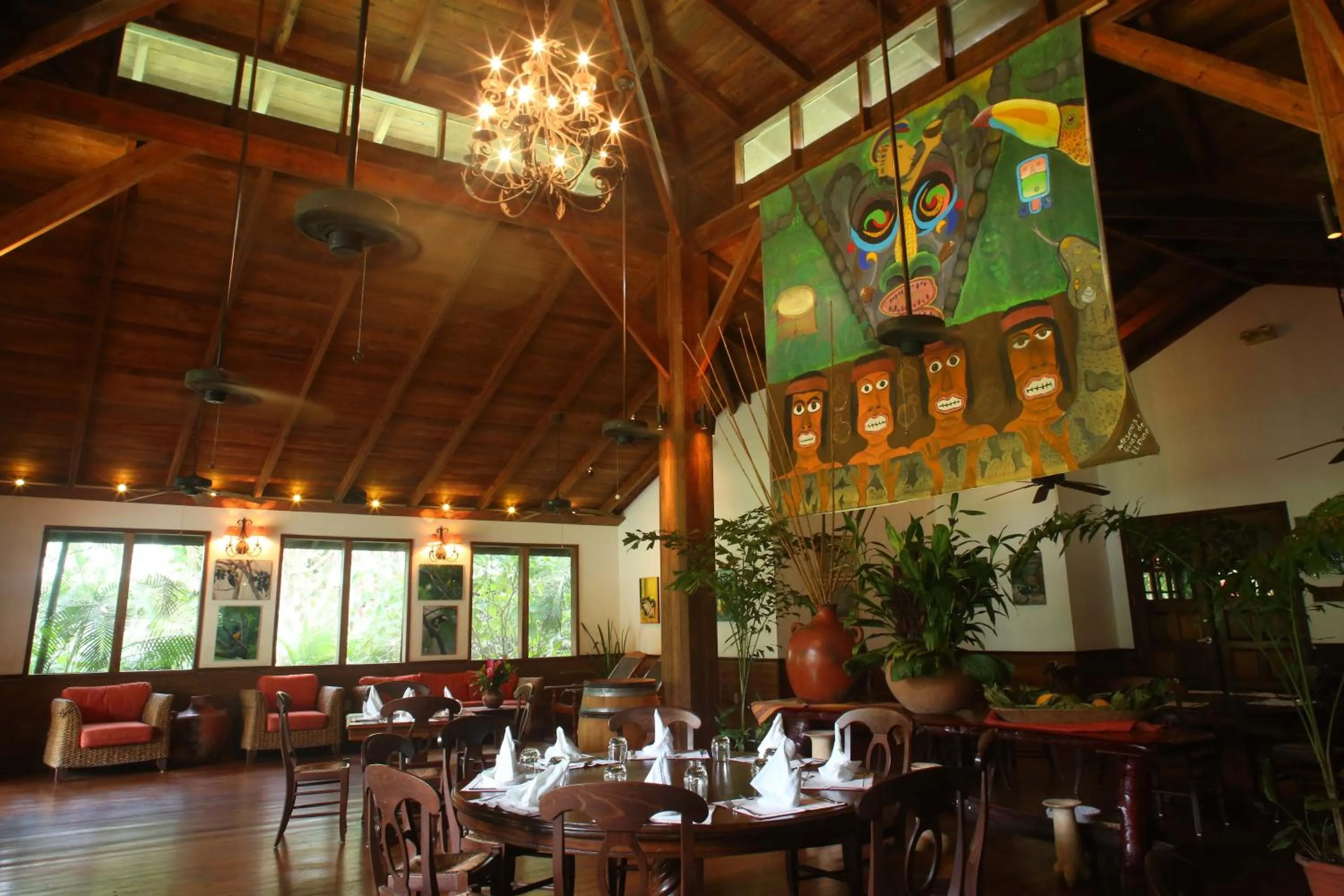 Restaurant/places to eat in The Lodge at Pico Bonito