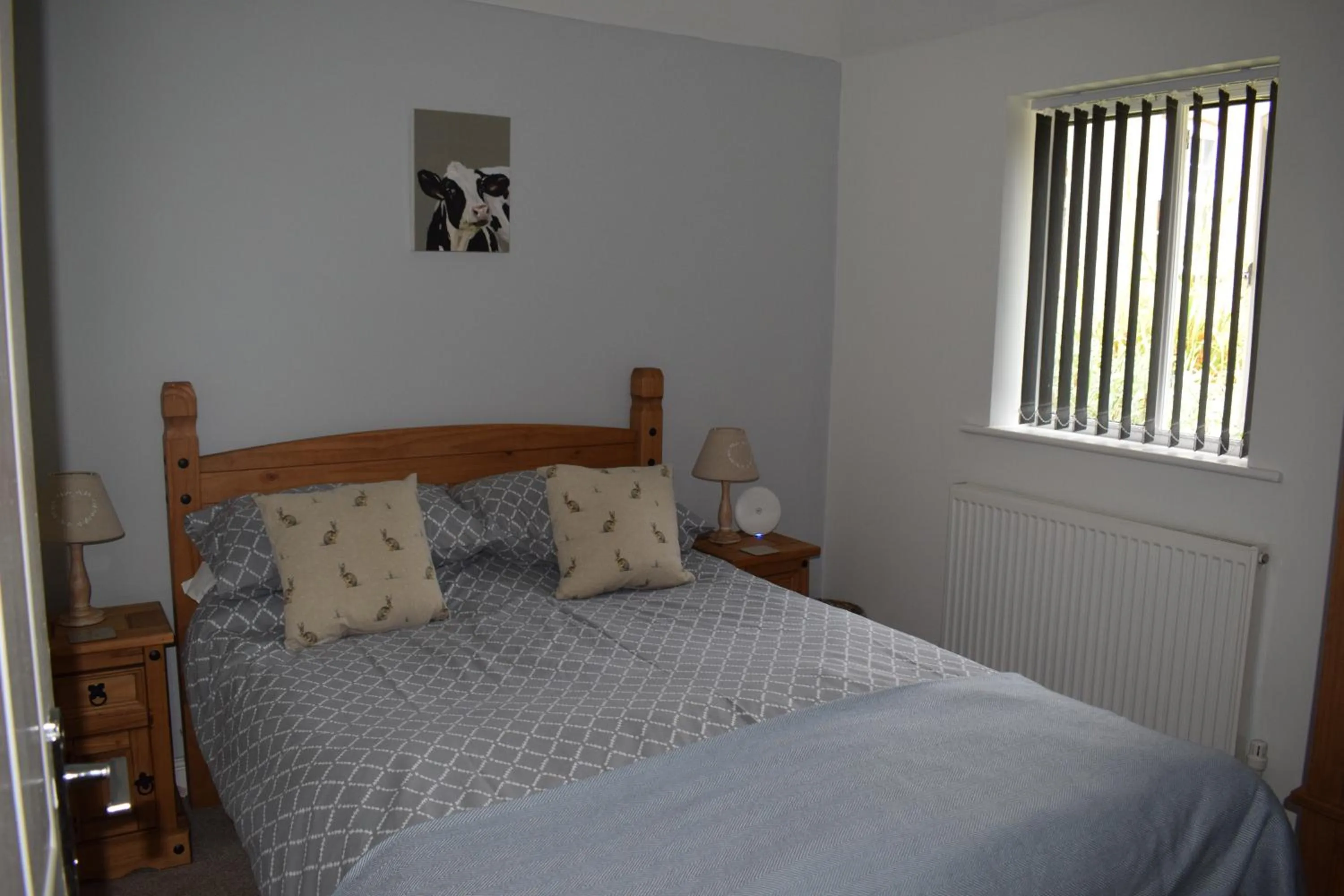 Bed in Upper Wood End Farm Holiday Cottages