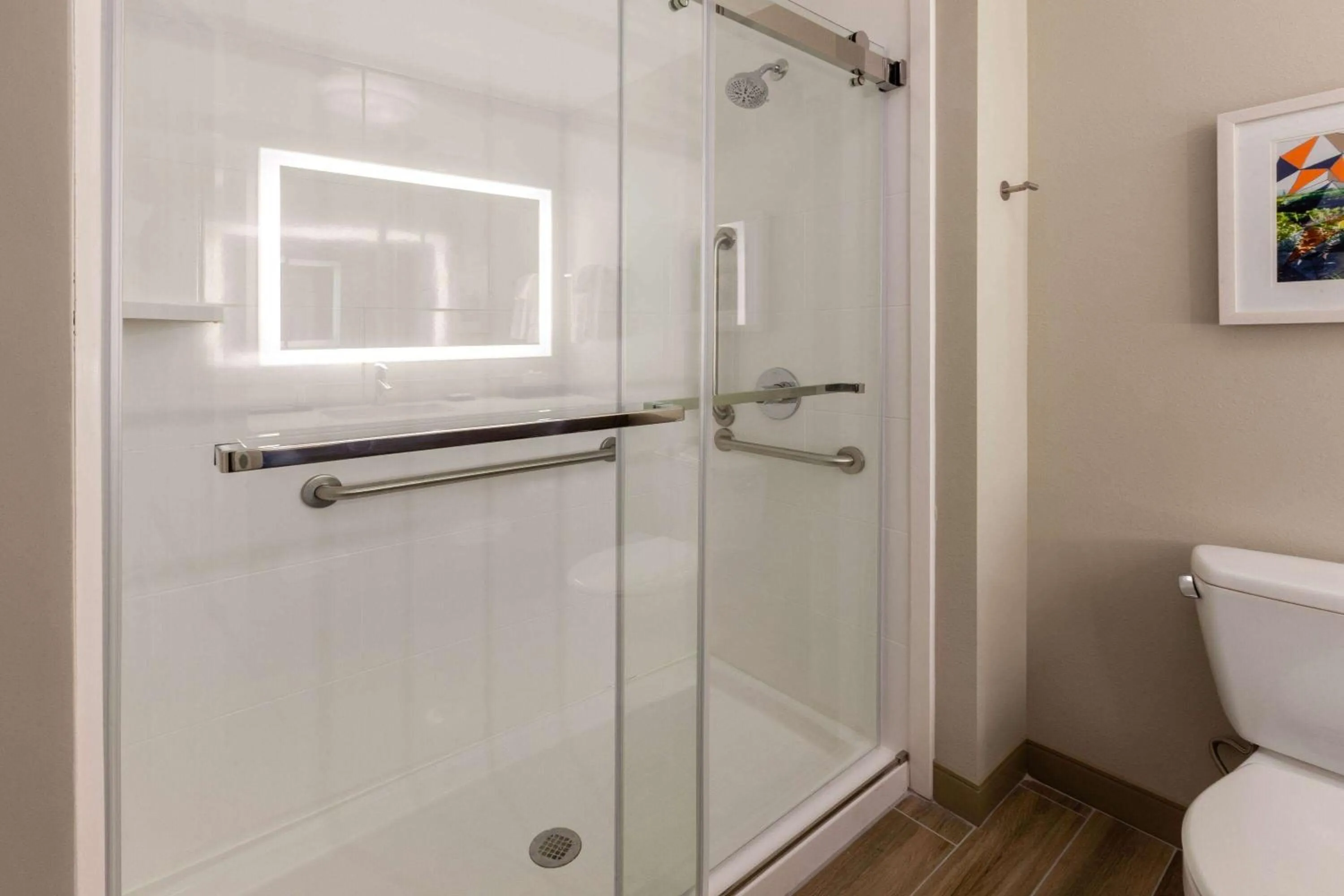 Shower in La Quinta Inn & Suites by Wyndham Middletown-Goshen
