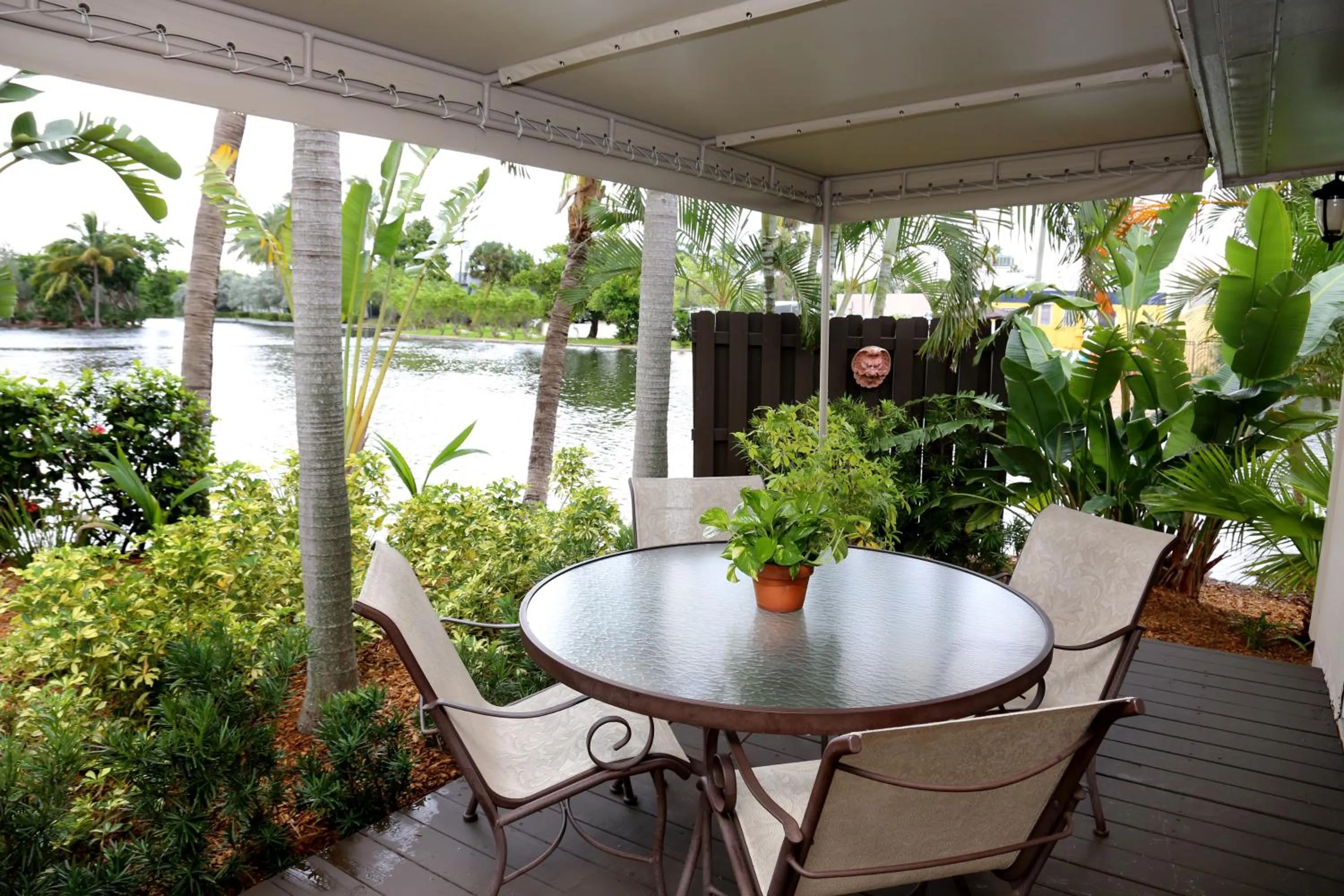 Balcony/Terrace in The Cabanas Guesthouse & Spa - Gay Resort catering to Gay Men