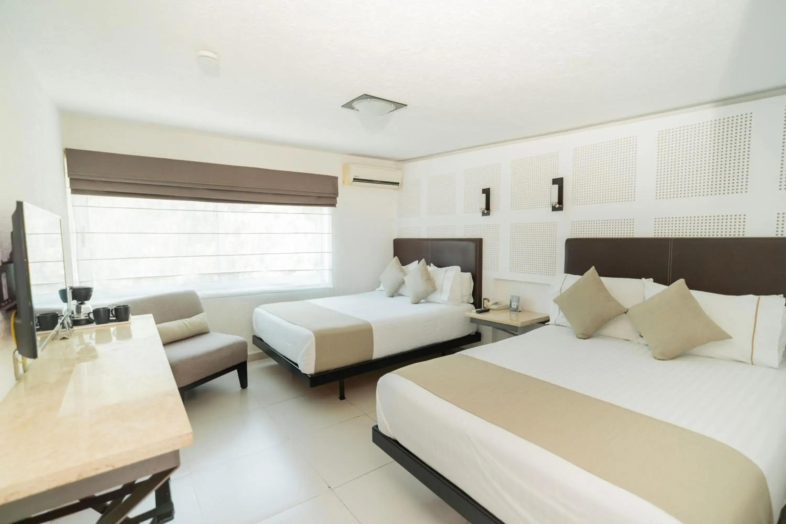 Double Room with Two Double Beds in Hotel Rio Tequisquiapan Double Room with Two Double Beds in Hotel Rio Tequisquiapan