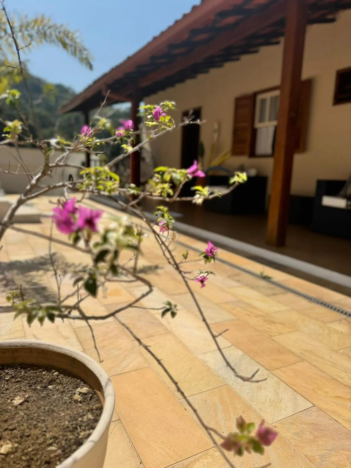 Swimming pool in Pousada dos Navegantes
