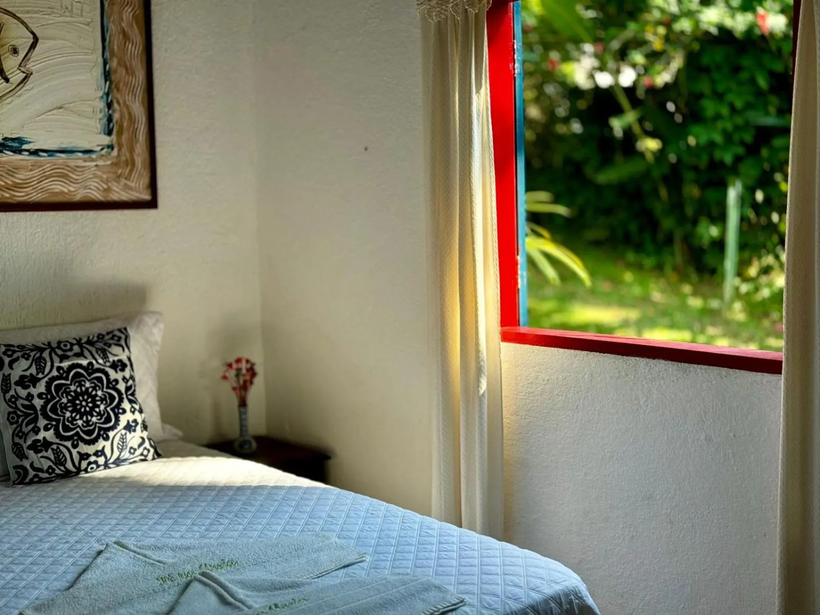 Bed in Pousada dos Navegantes