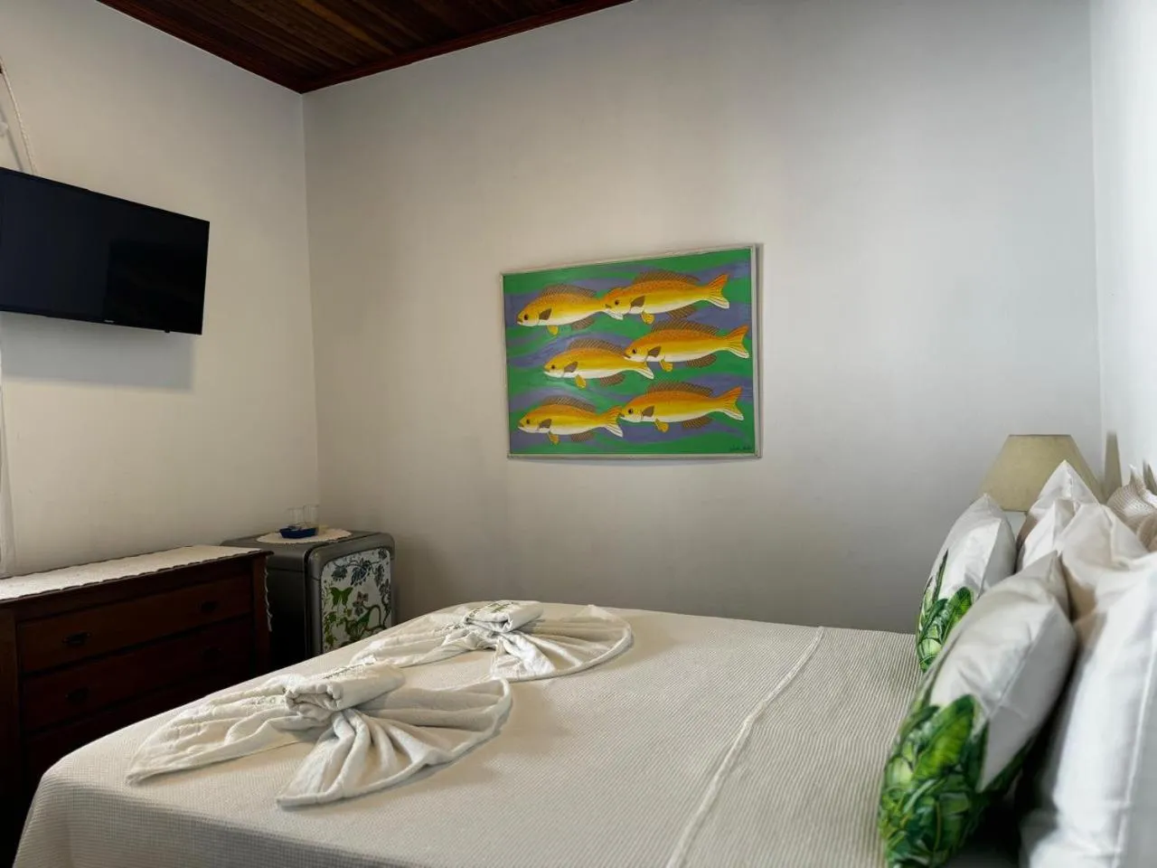 Bed in Pousada dos Navegantes