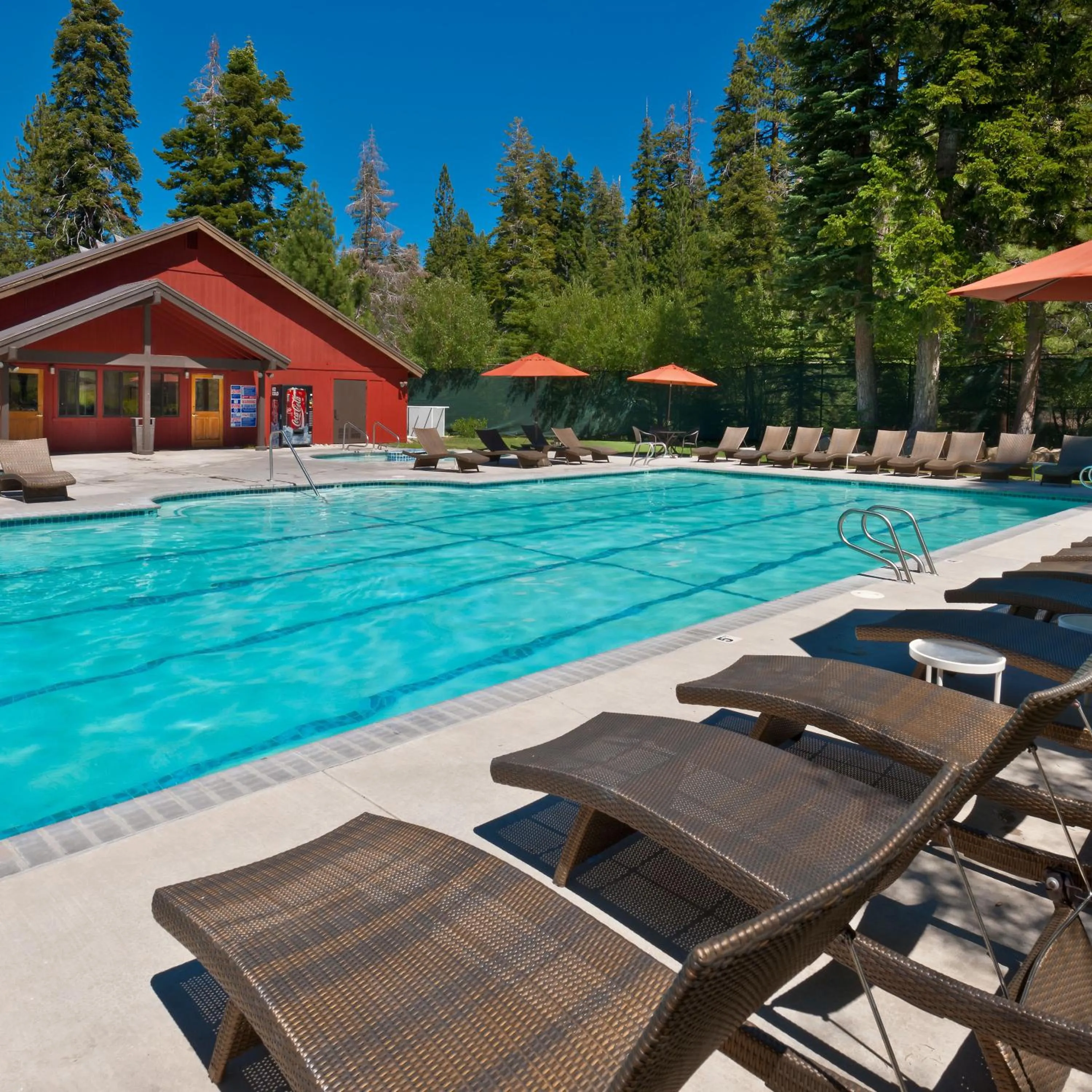 Swimming pool in Granlibakken Tahoe