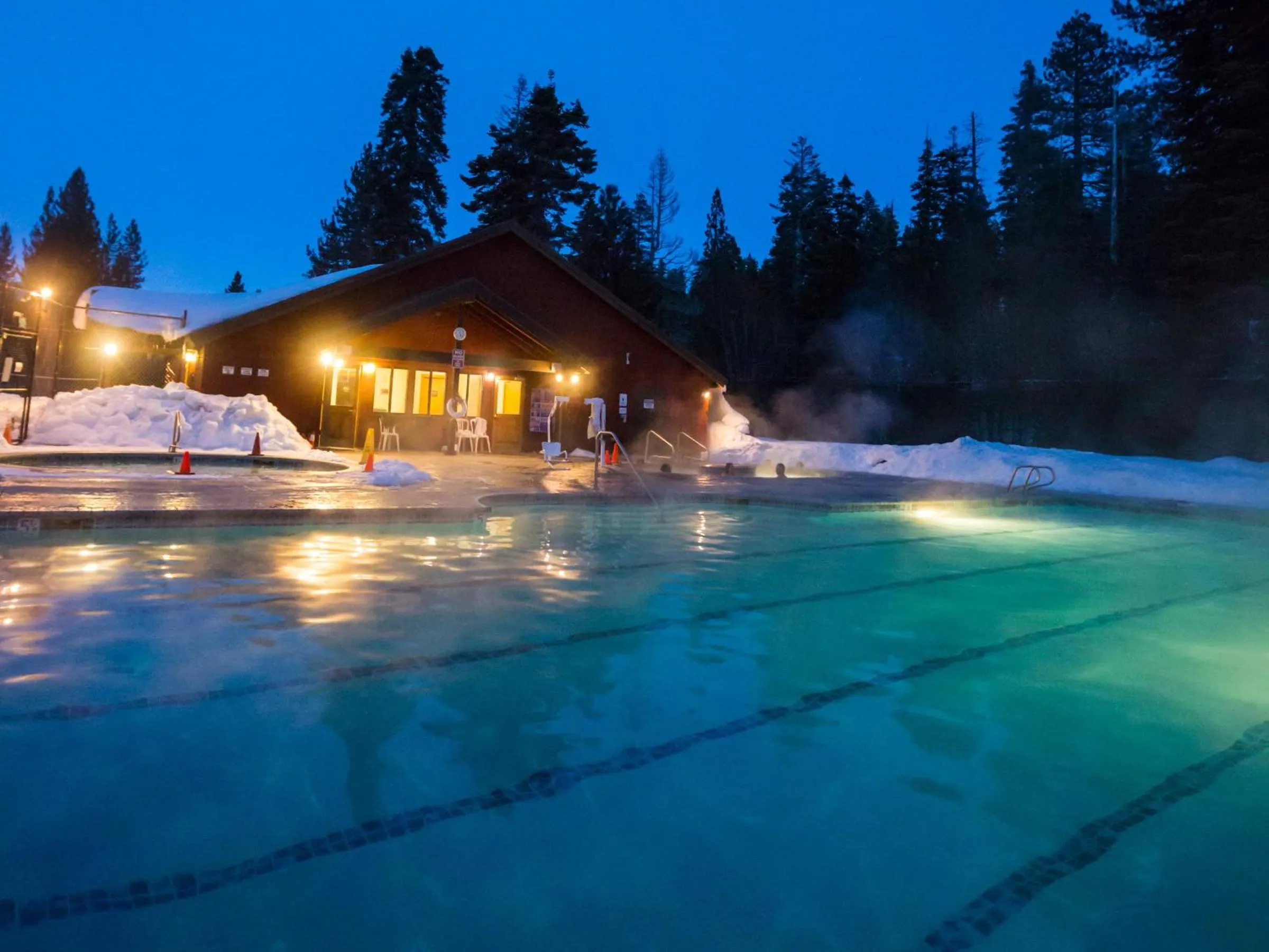 Swimming pool in Granlibakken Tahoe