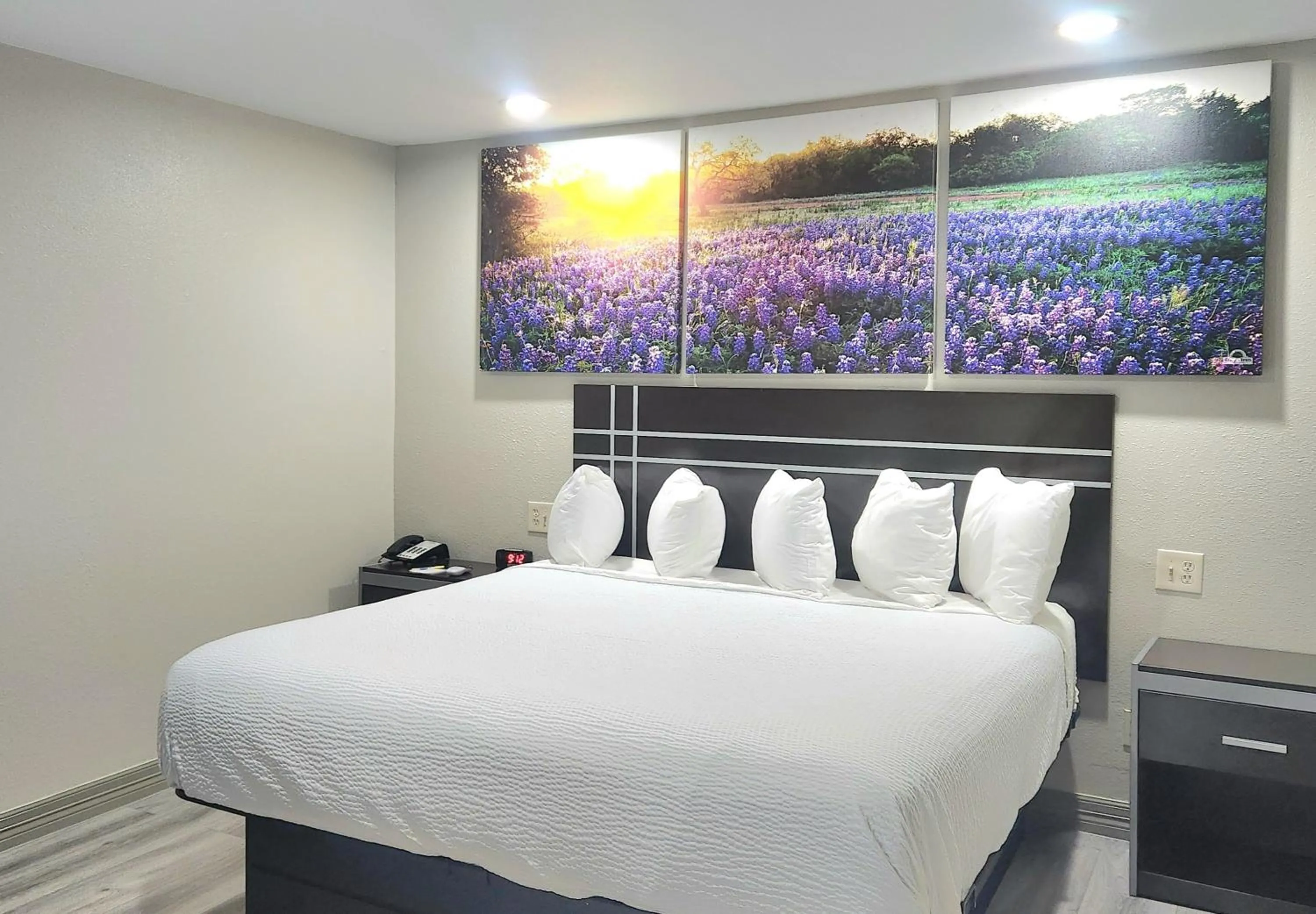 Bedroom, Bed in Days Inn by Wyndham Baytown TX