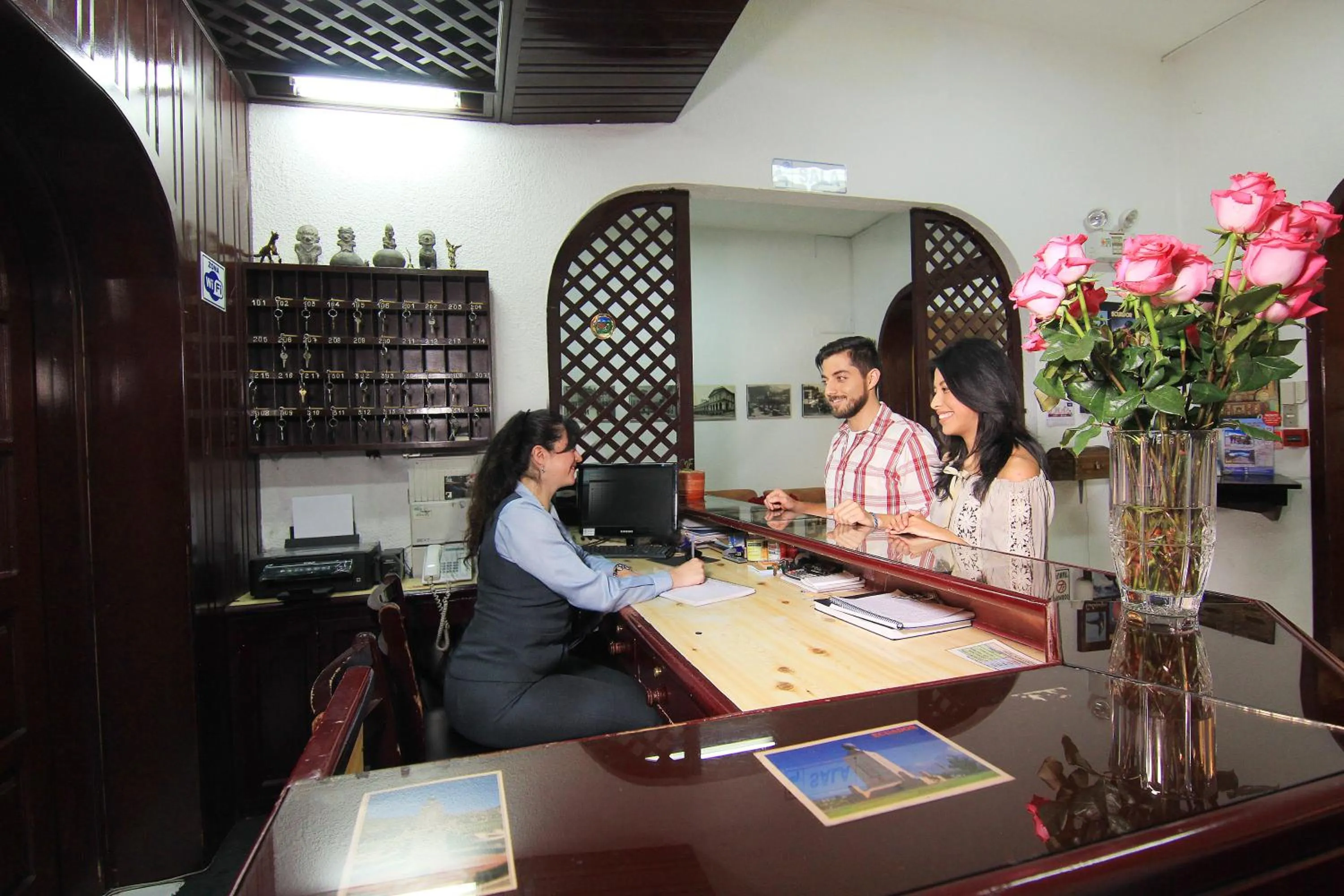 Lobby or reception in Hotel Huasi Continental