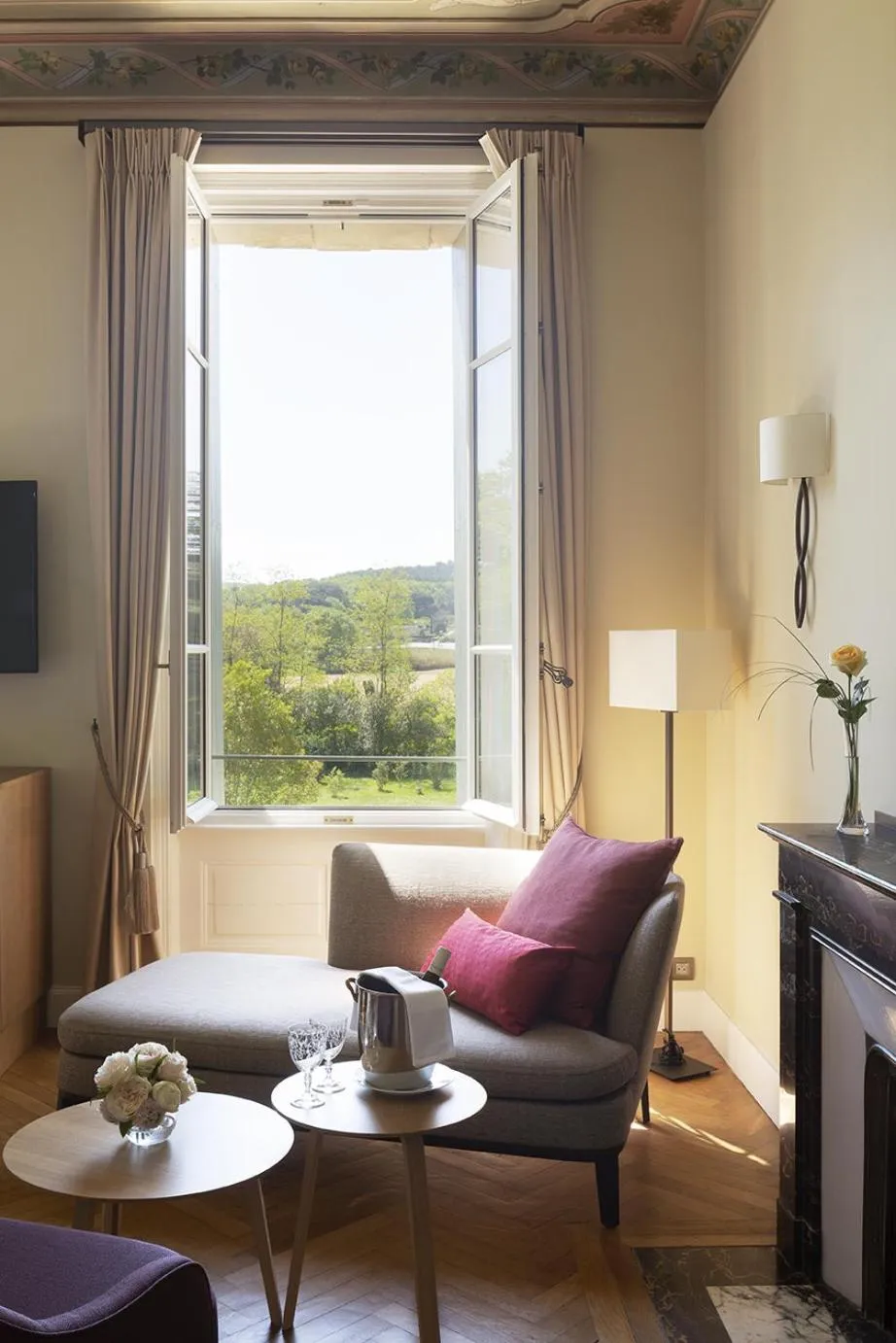 Living room in Château de Montcaud