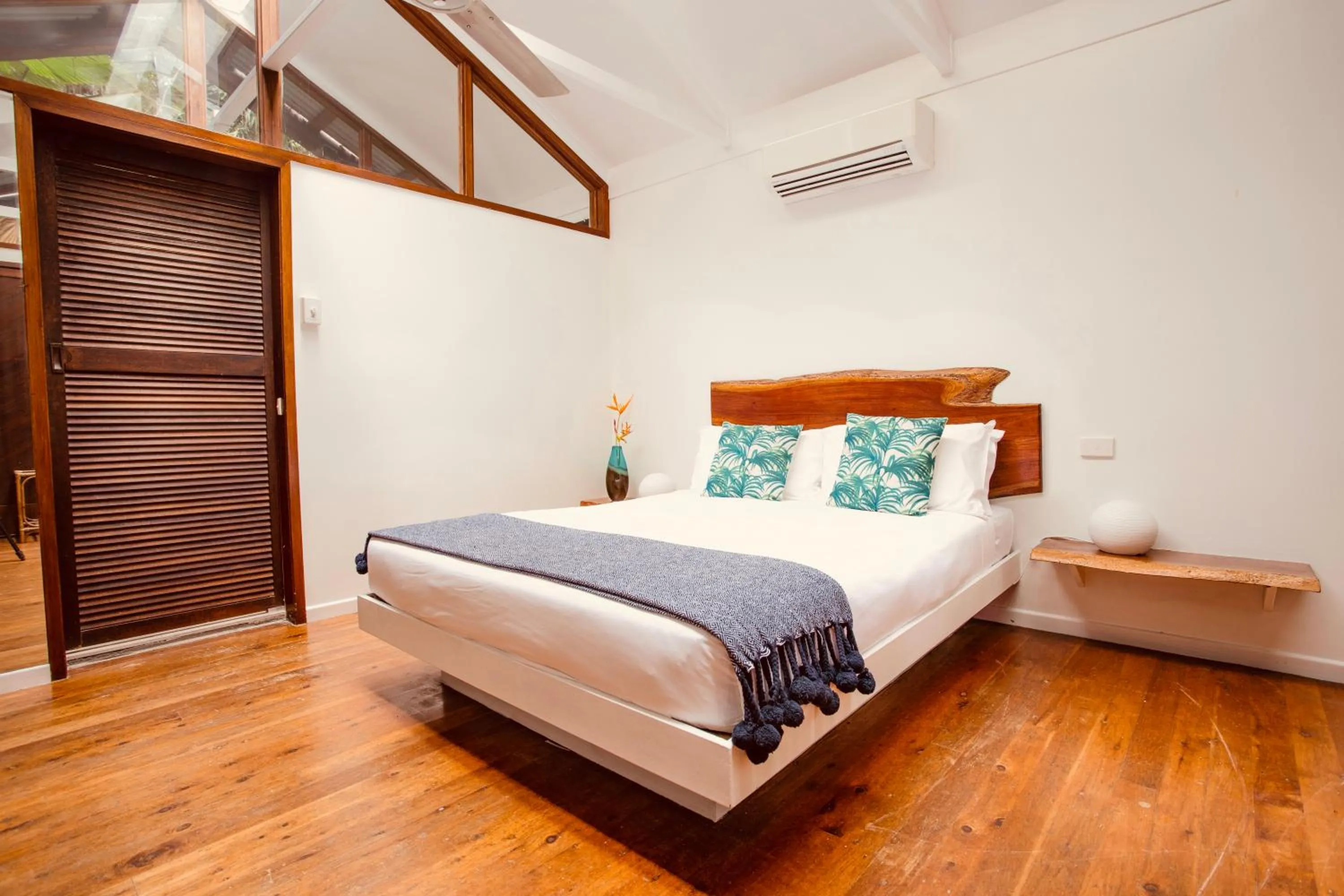 Bed in Daintree Wilderness Lodge