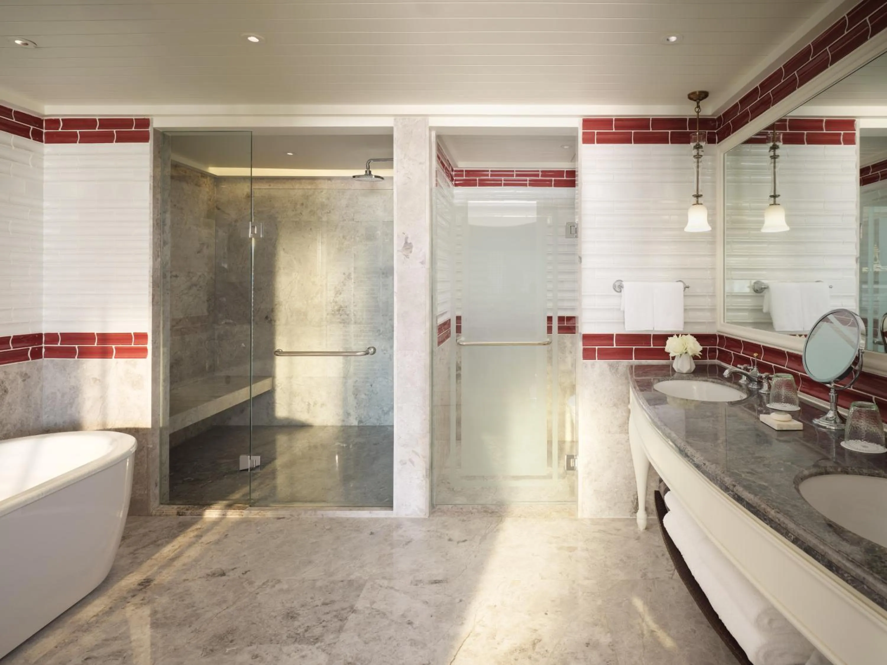 Bathroom in Mandarin Oriental, Bangkok