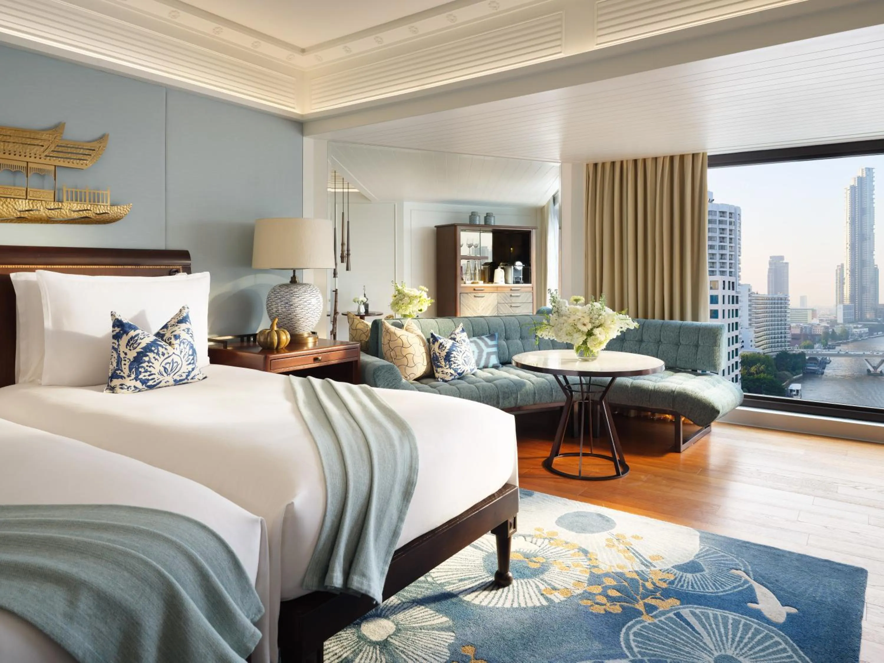 Bedroom, Bed in Mandarin Oriental, Bangkok