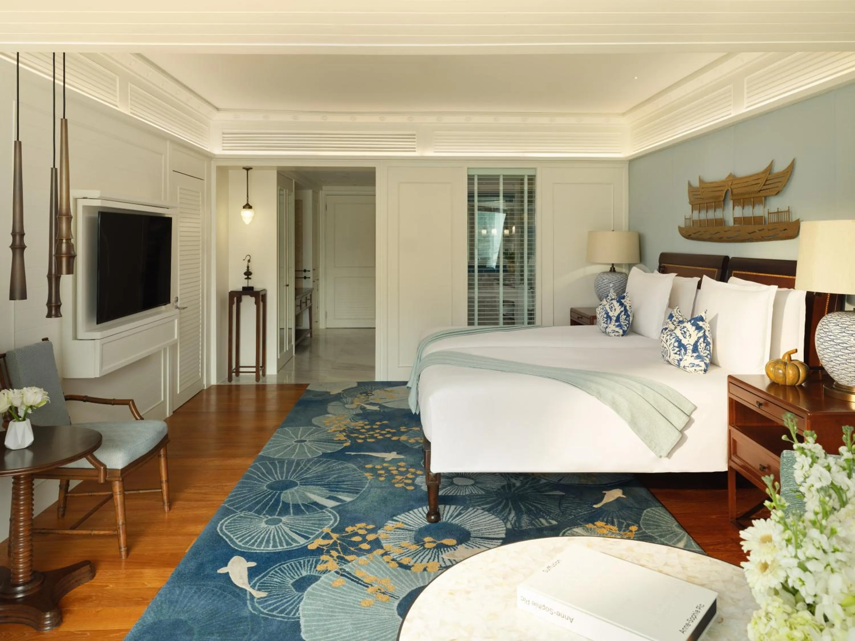 Bedroom, Bed in Mandarin Oriental, Bangkok