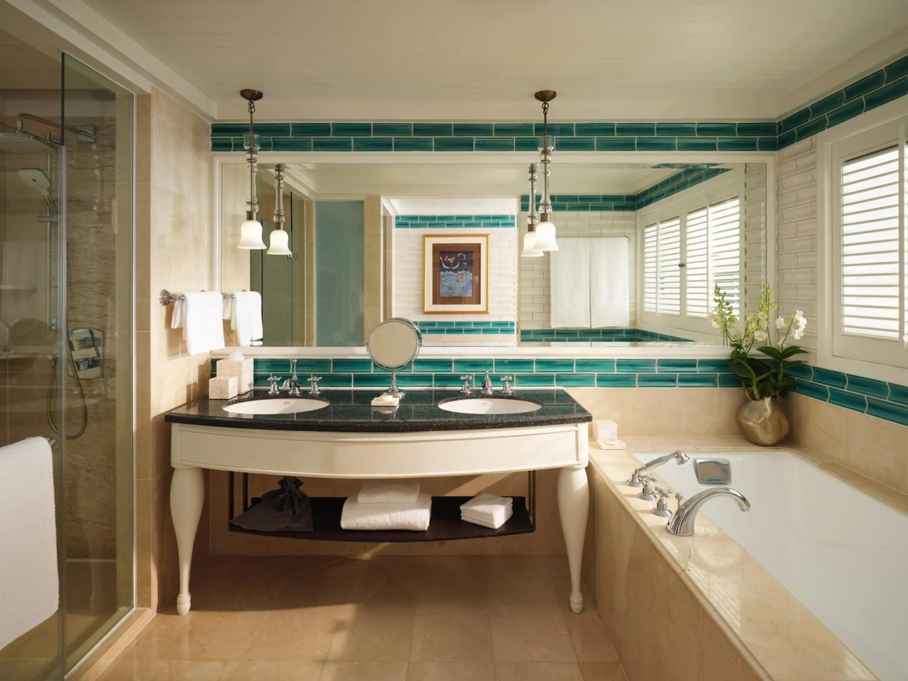 Bathroom in Mandarin Oriental, Bangkok