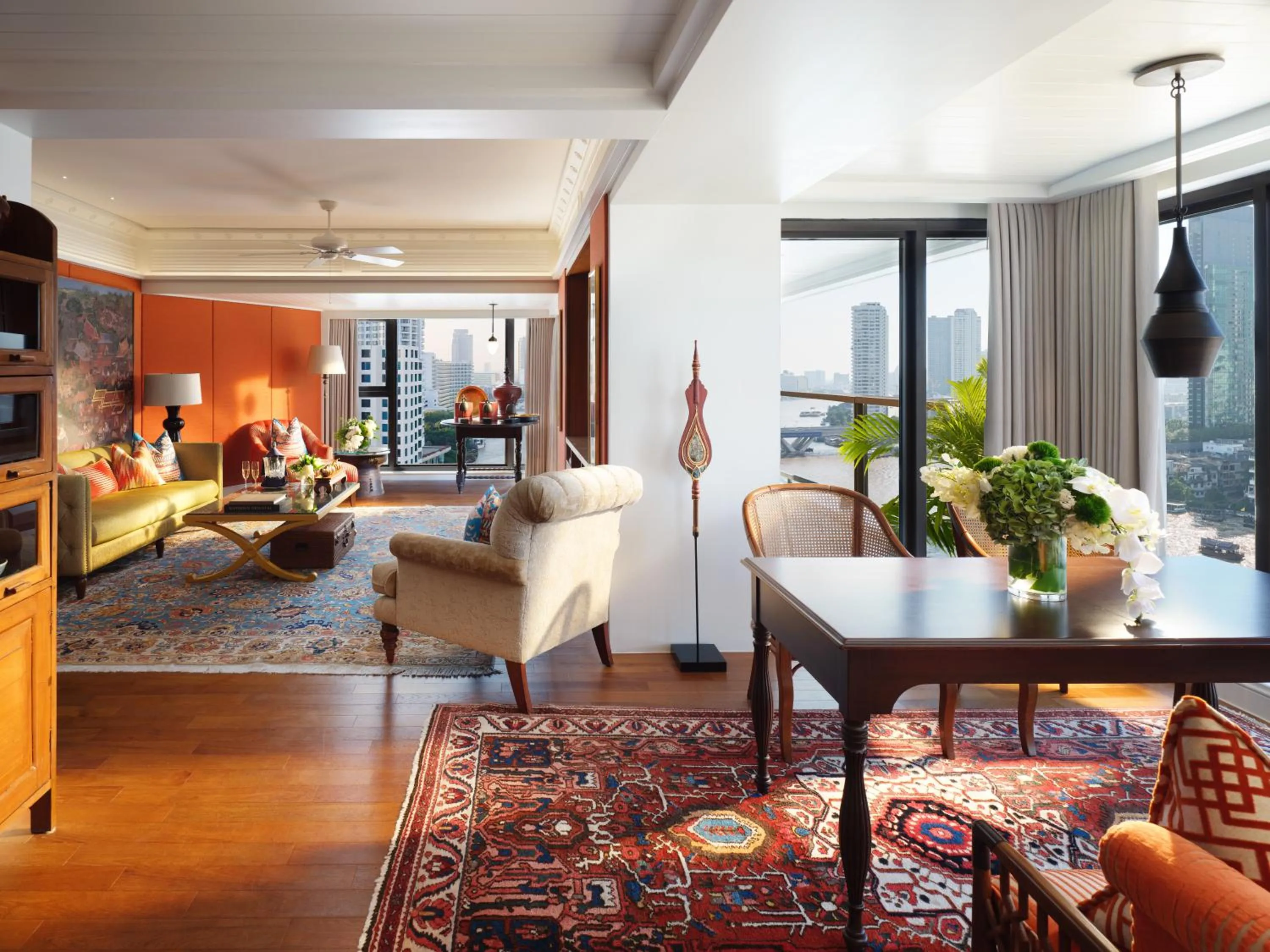 Living room in Mandarin Oriental, Bangkok