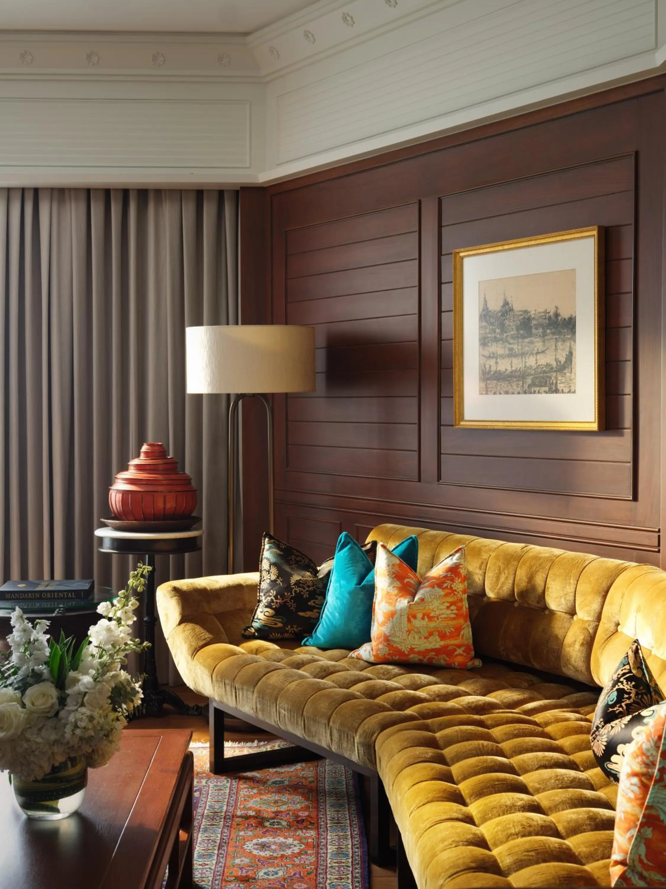 Living room in Mandarin Oriental, Bangkok
