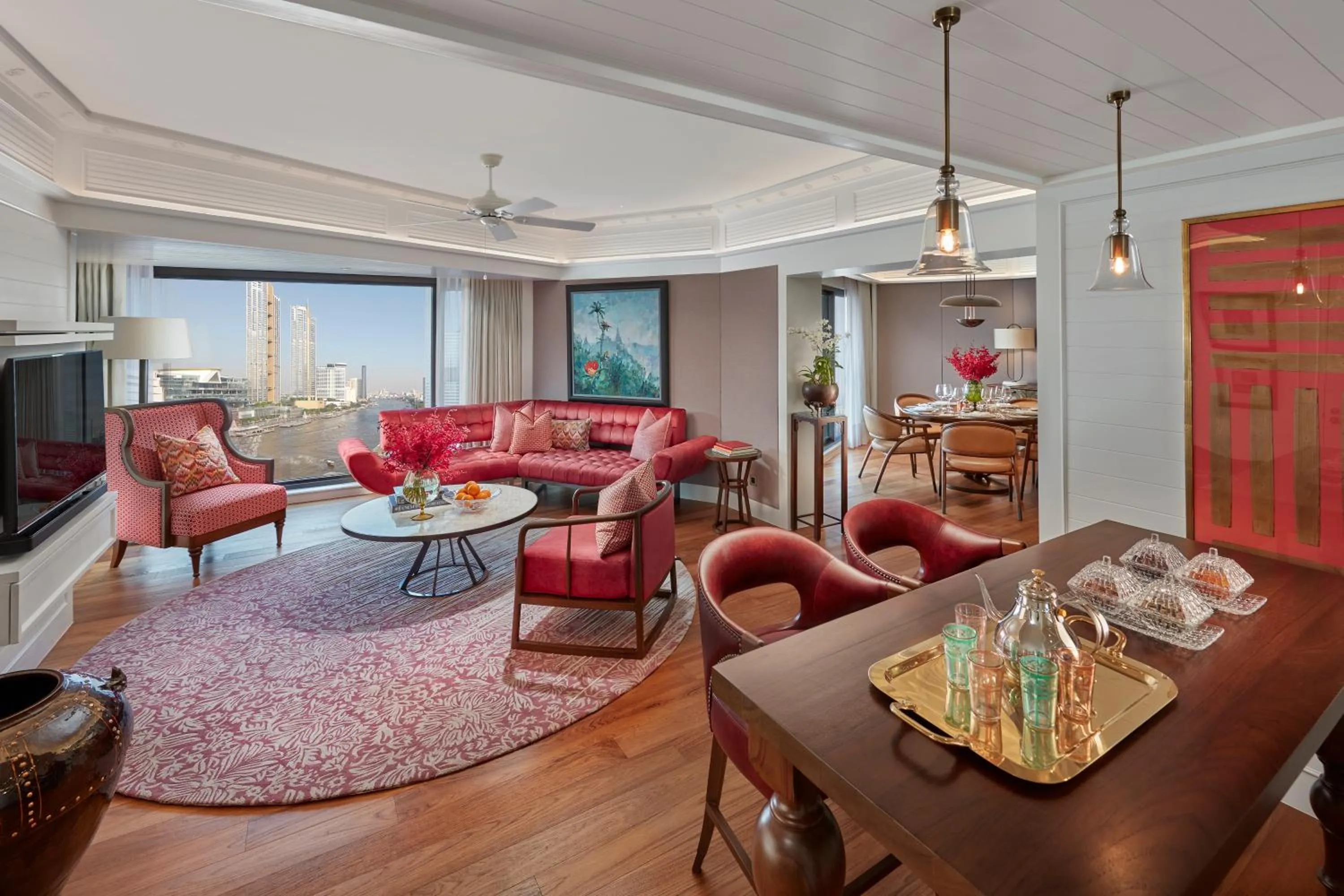 Living room in Mandarin Oriental, Bangkok
