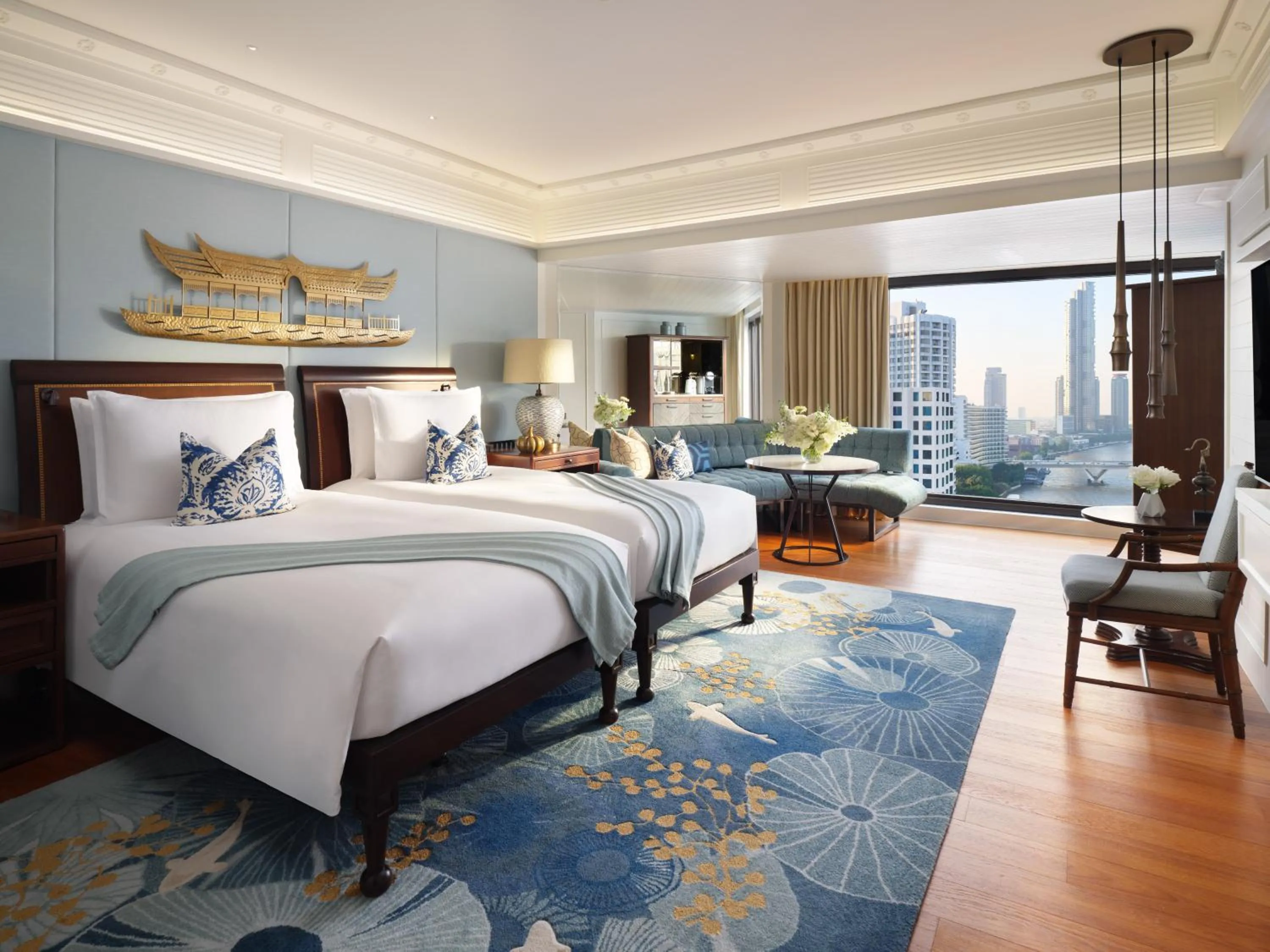 Bedroom, Bed in Mandarin Oriental, Bangkok