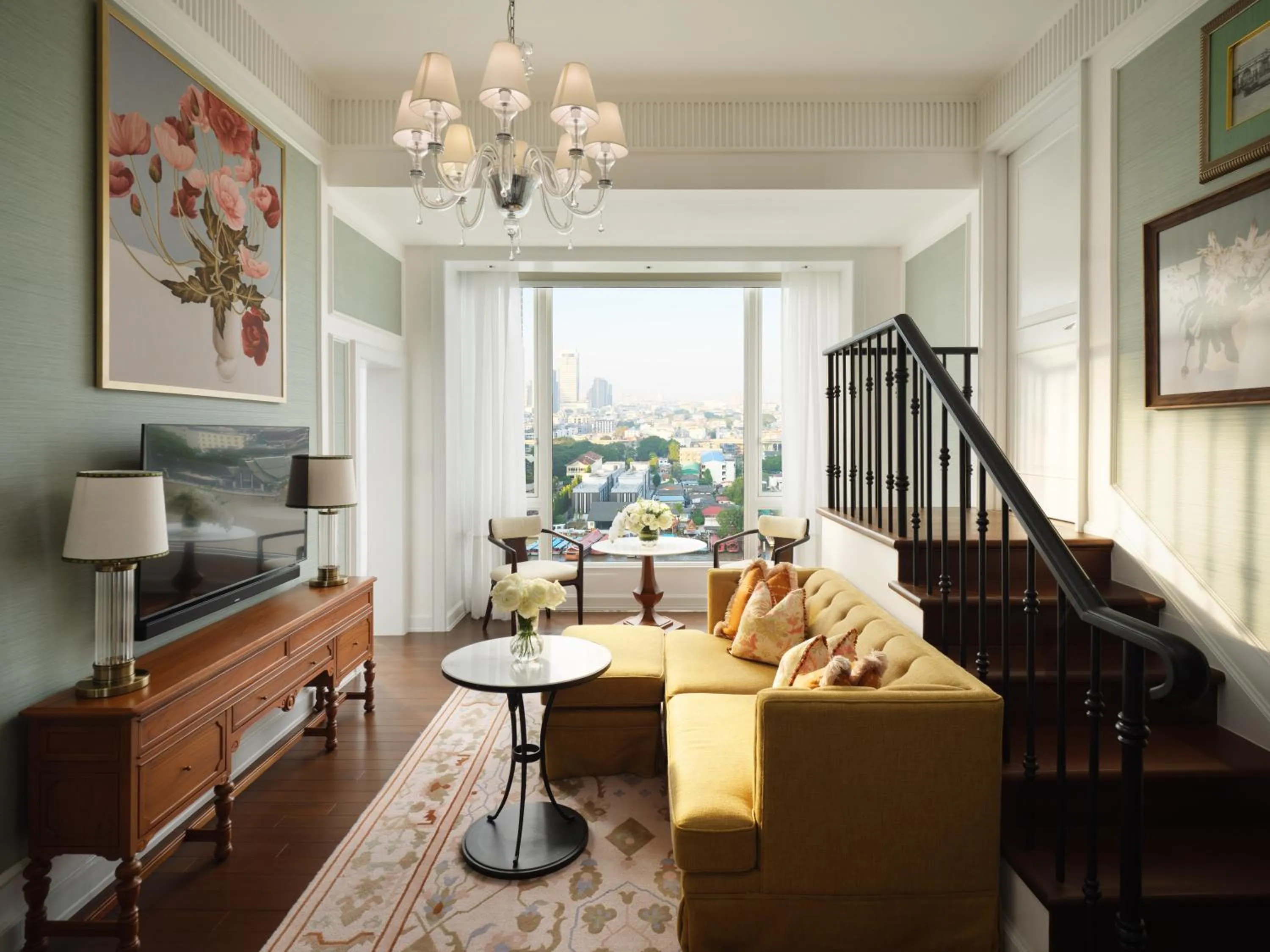 Living room in Mandarin Oriental, Bangkok