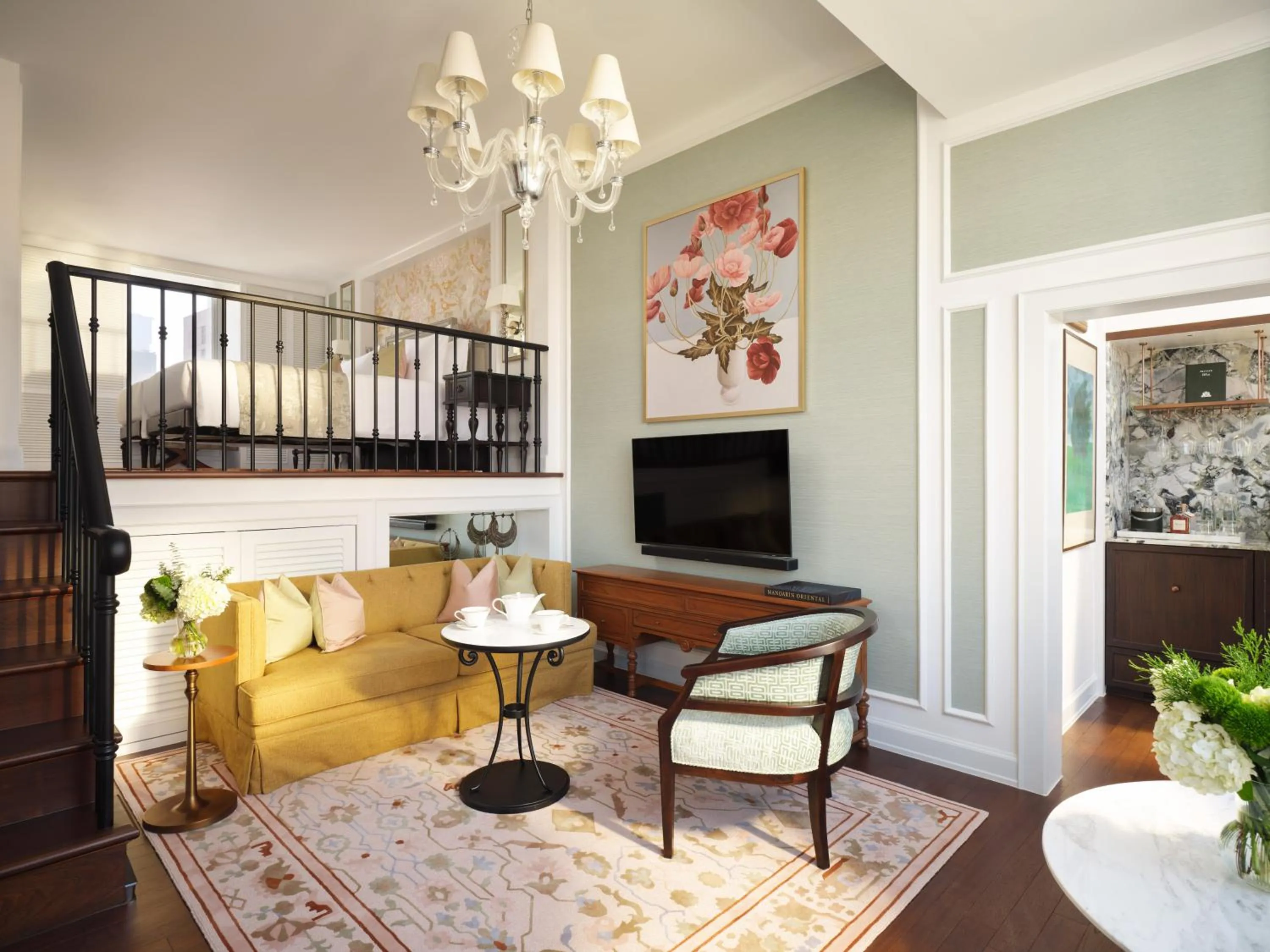 Living room in Mandarin Oriental, Bangkok