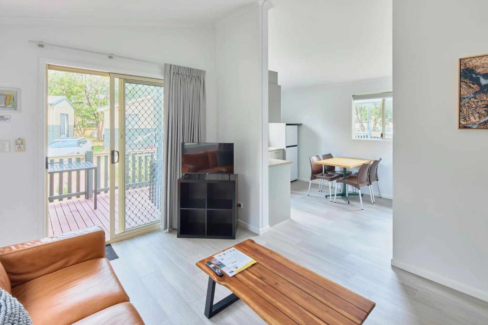 Living room in RAC Busselton Holiday Park