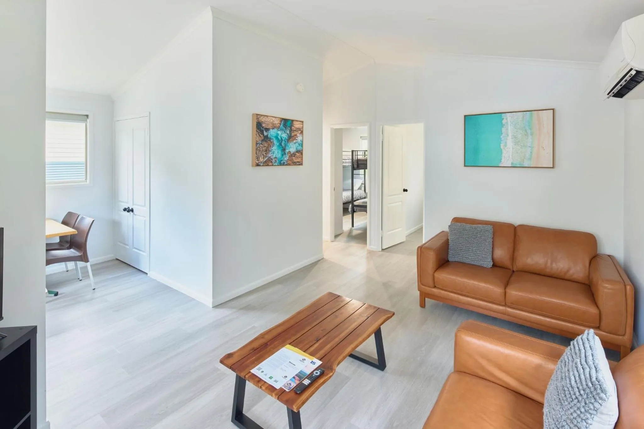 Living room in RAC Busselton Holiday Park