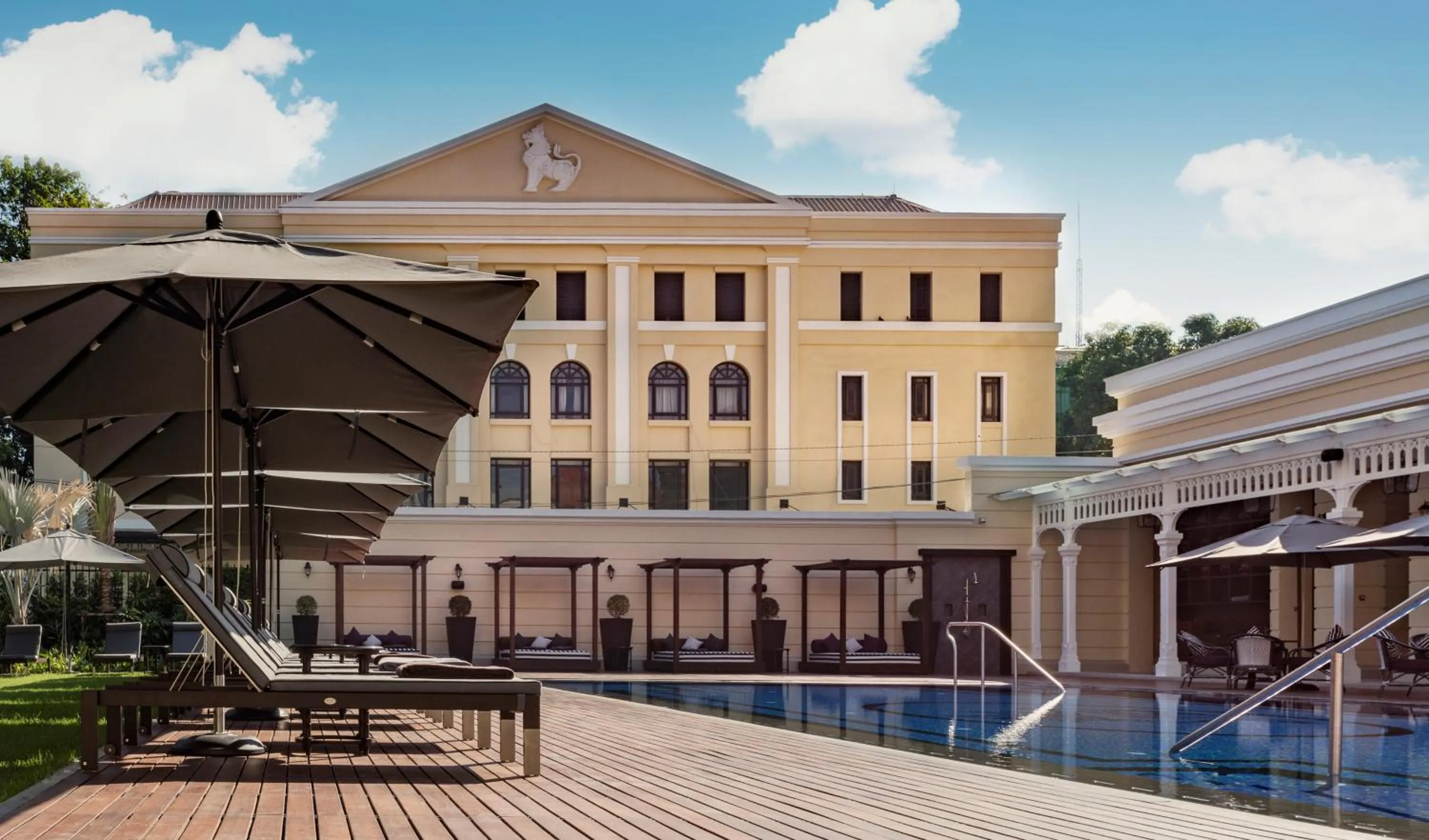 Swimming pool in The Strand, Yangon