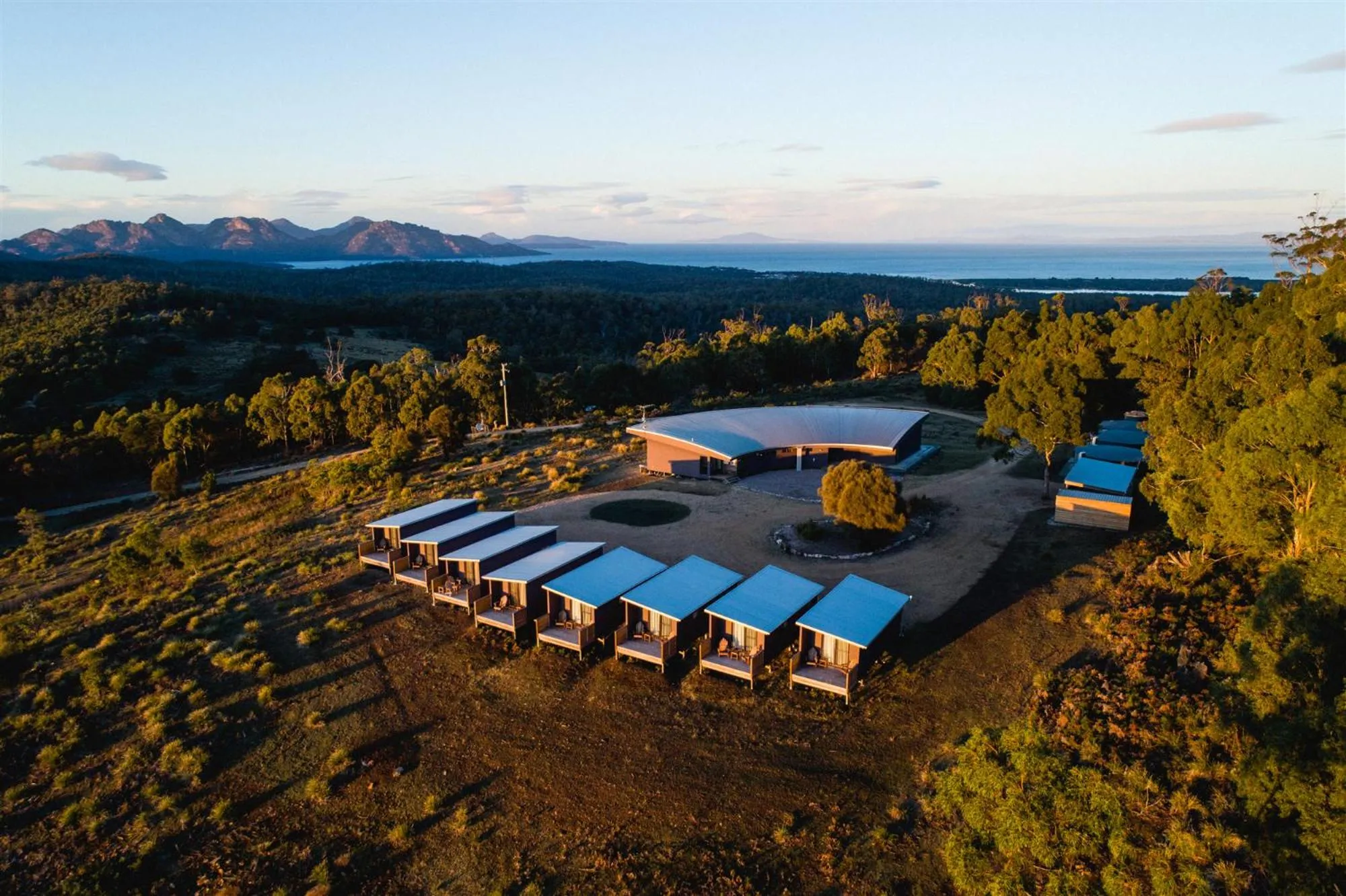 Bird's eye view in Freycinet Resort