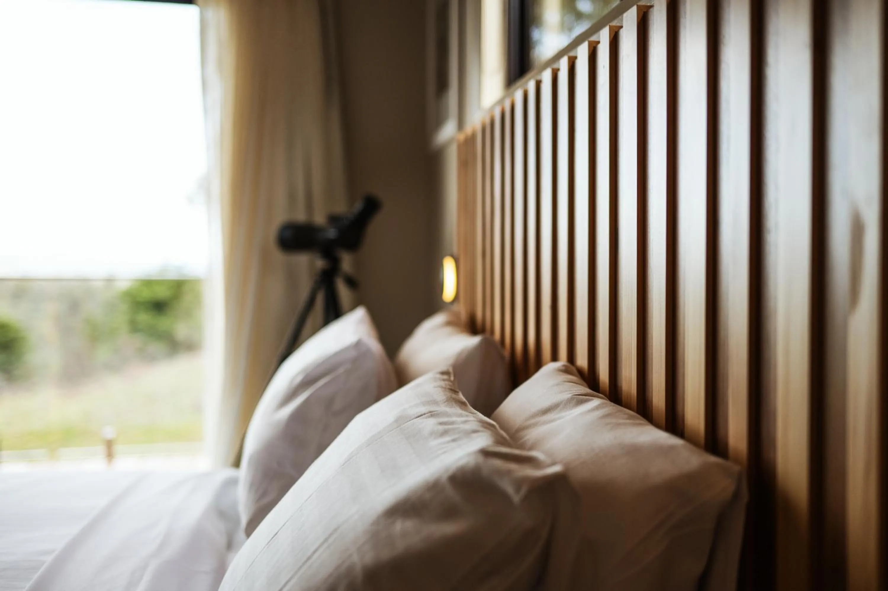 Bed in Freycinet Resort