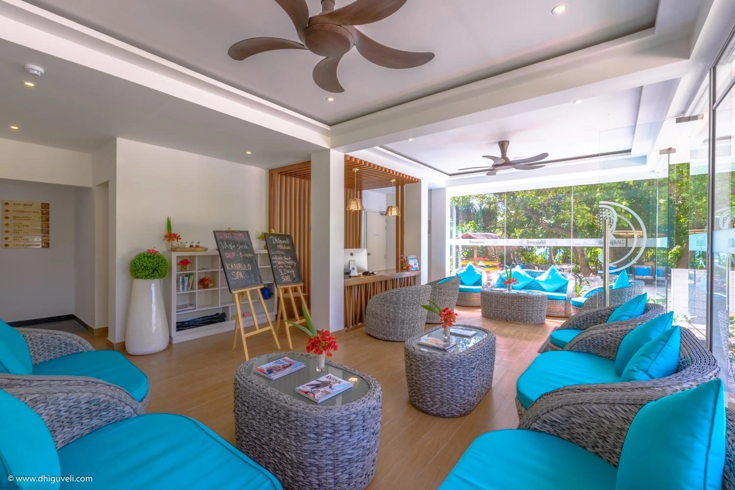 Lobby or reception in Dhiguveli Maldives