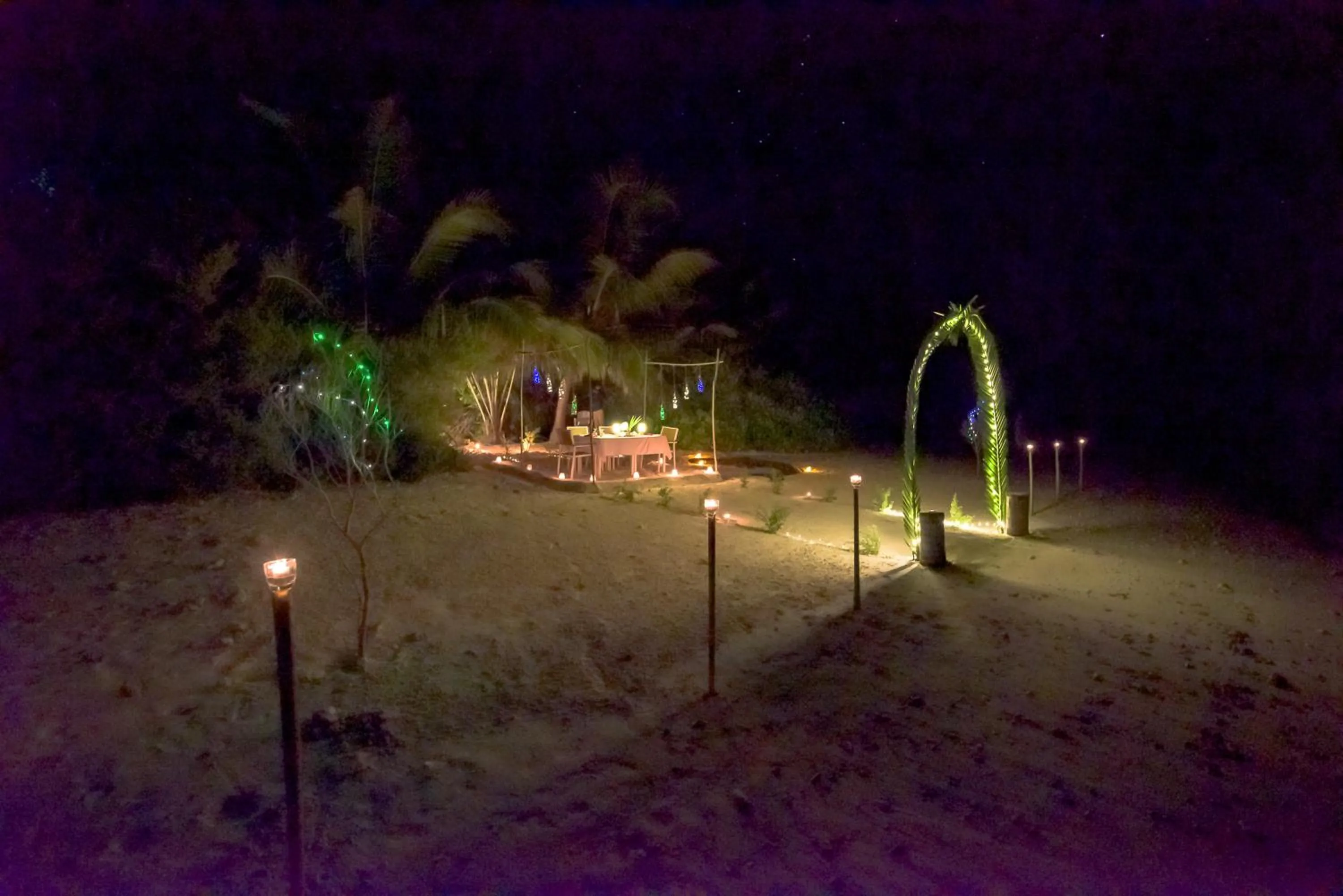 Dinner in Dhiguveli Maldives