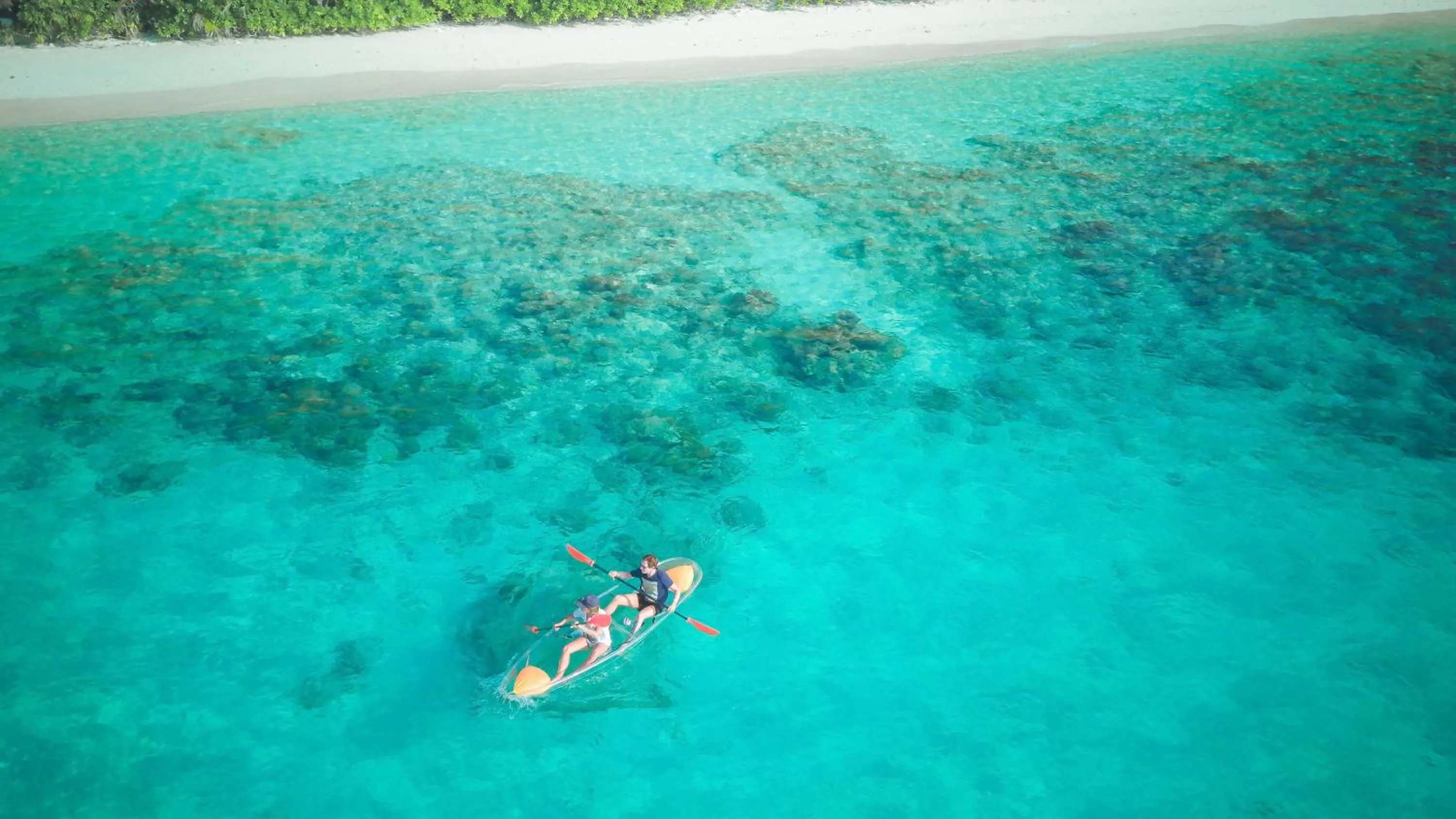 Natural landscape in Dhiguveli Maldives