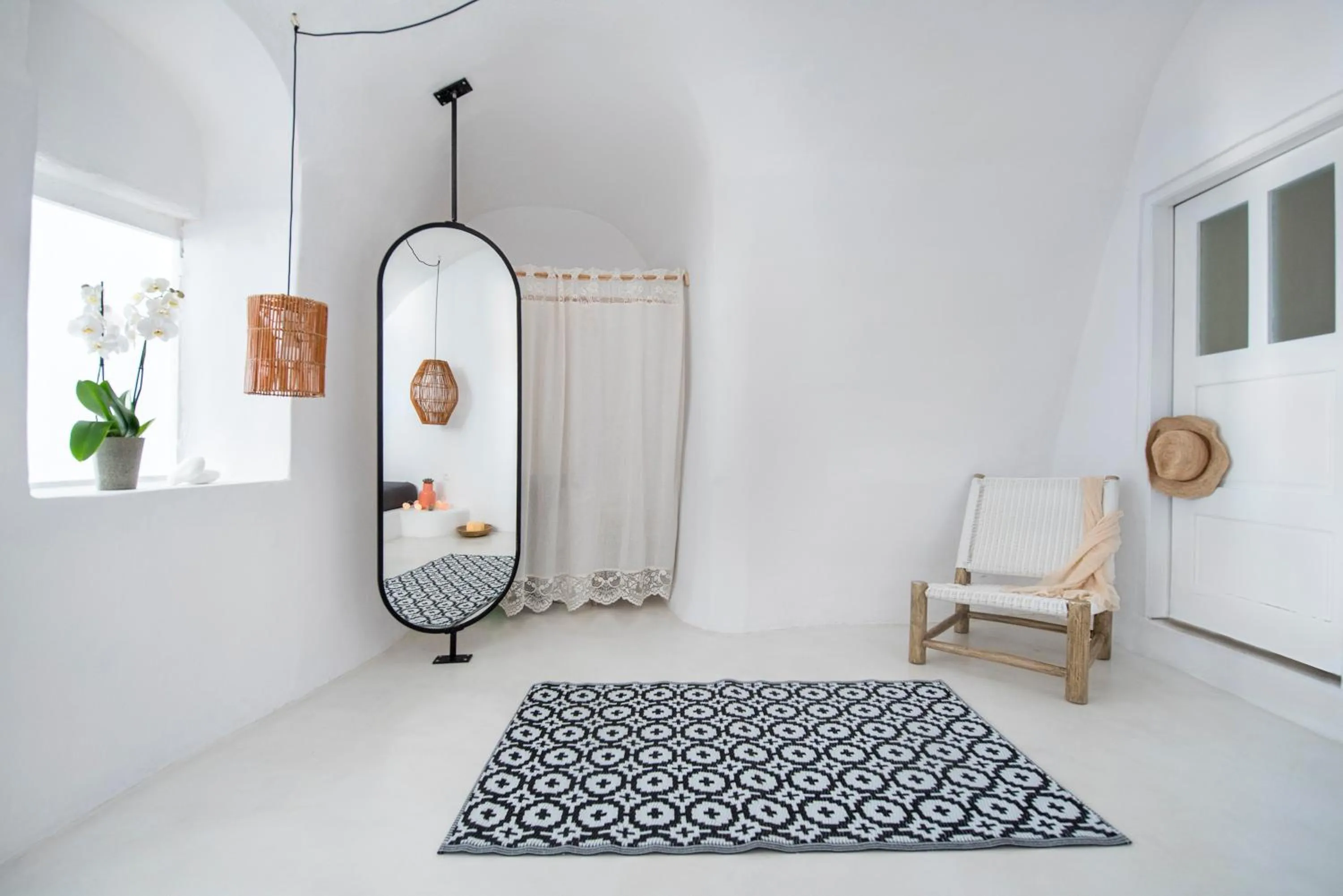 Seating area in Sophia Oia View