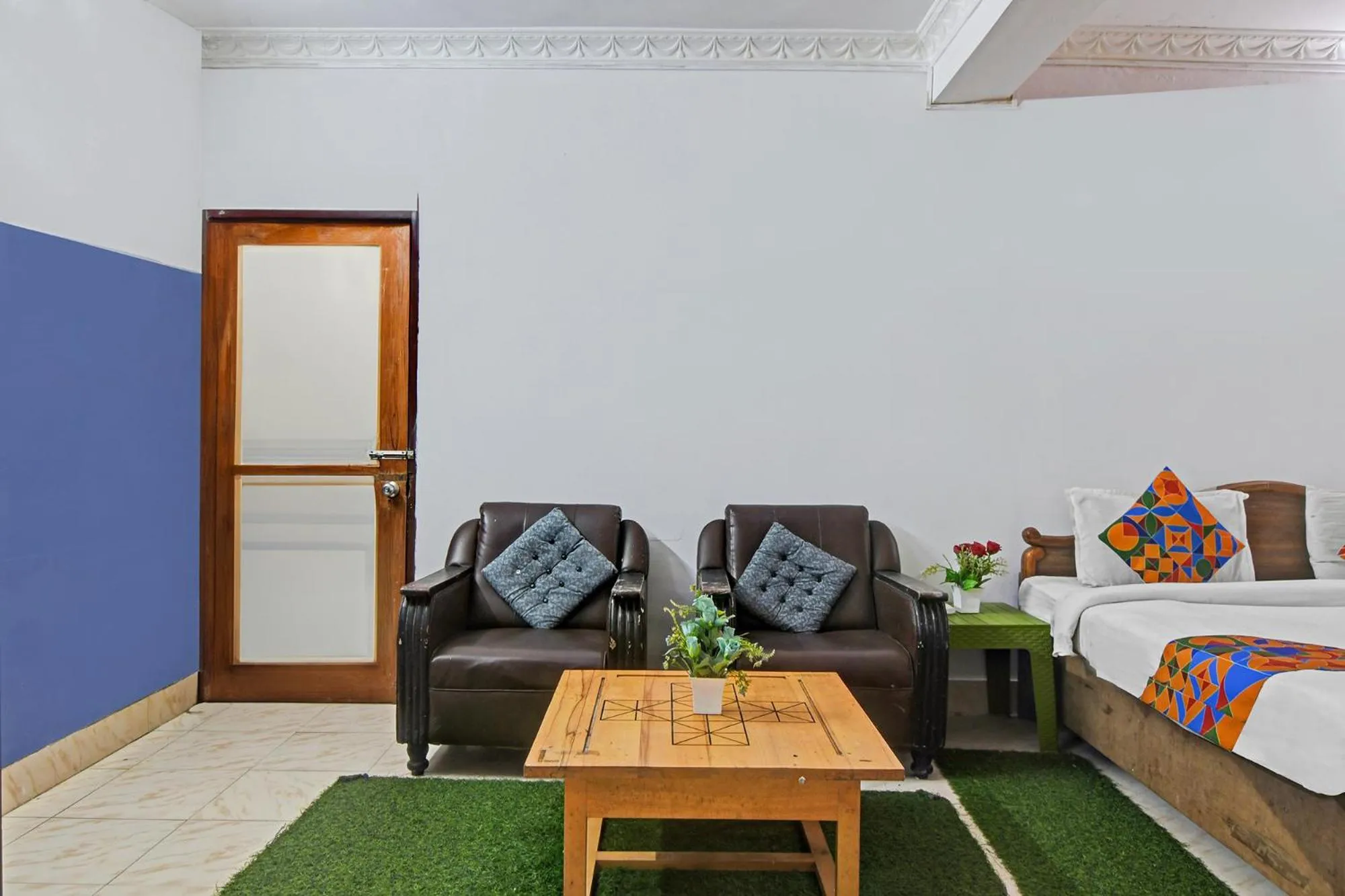 Bed in FabHotel Sai Sagar Residency