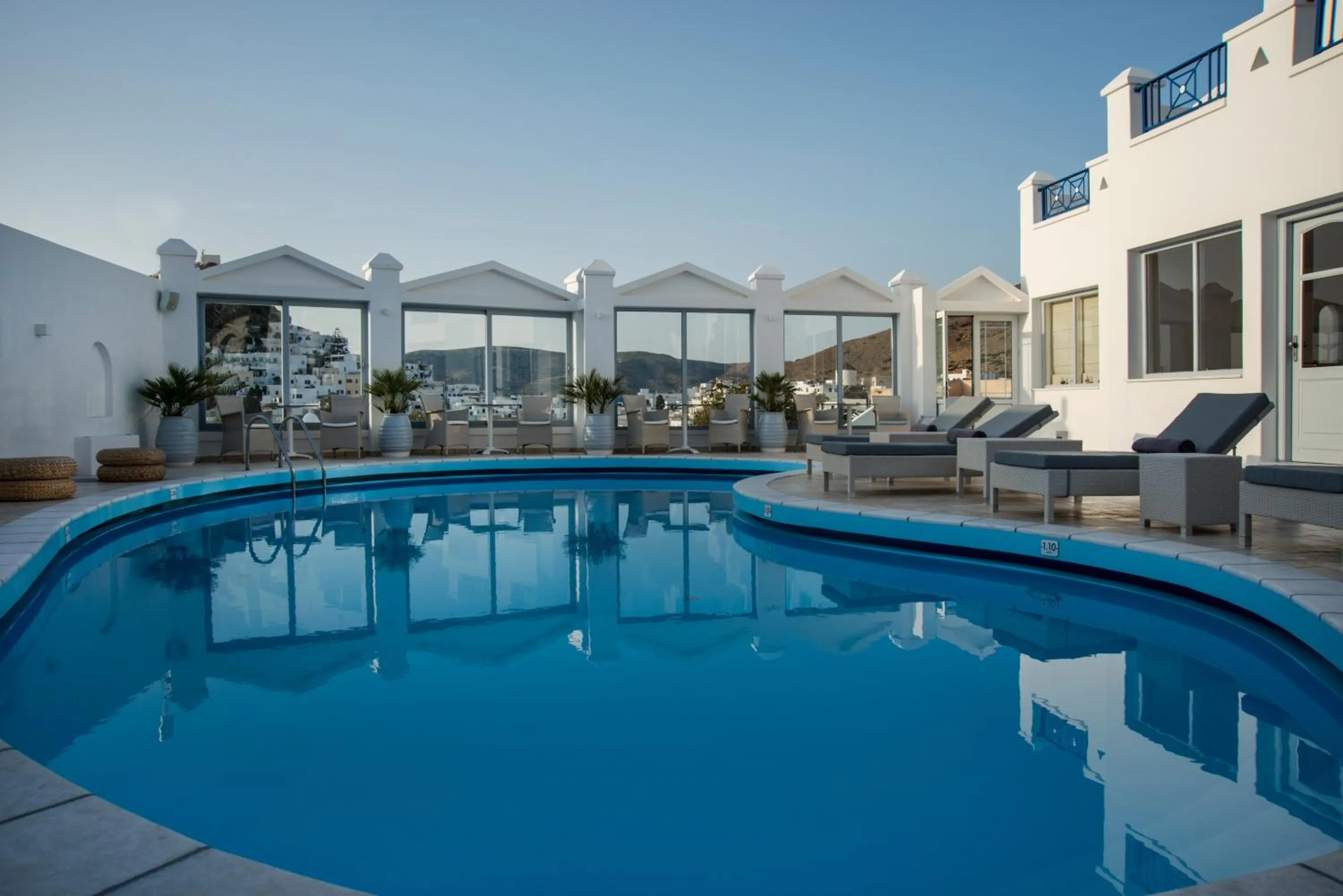 Swimming pool in Lofos Village