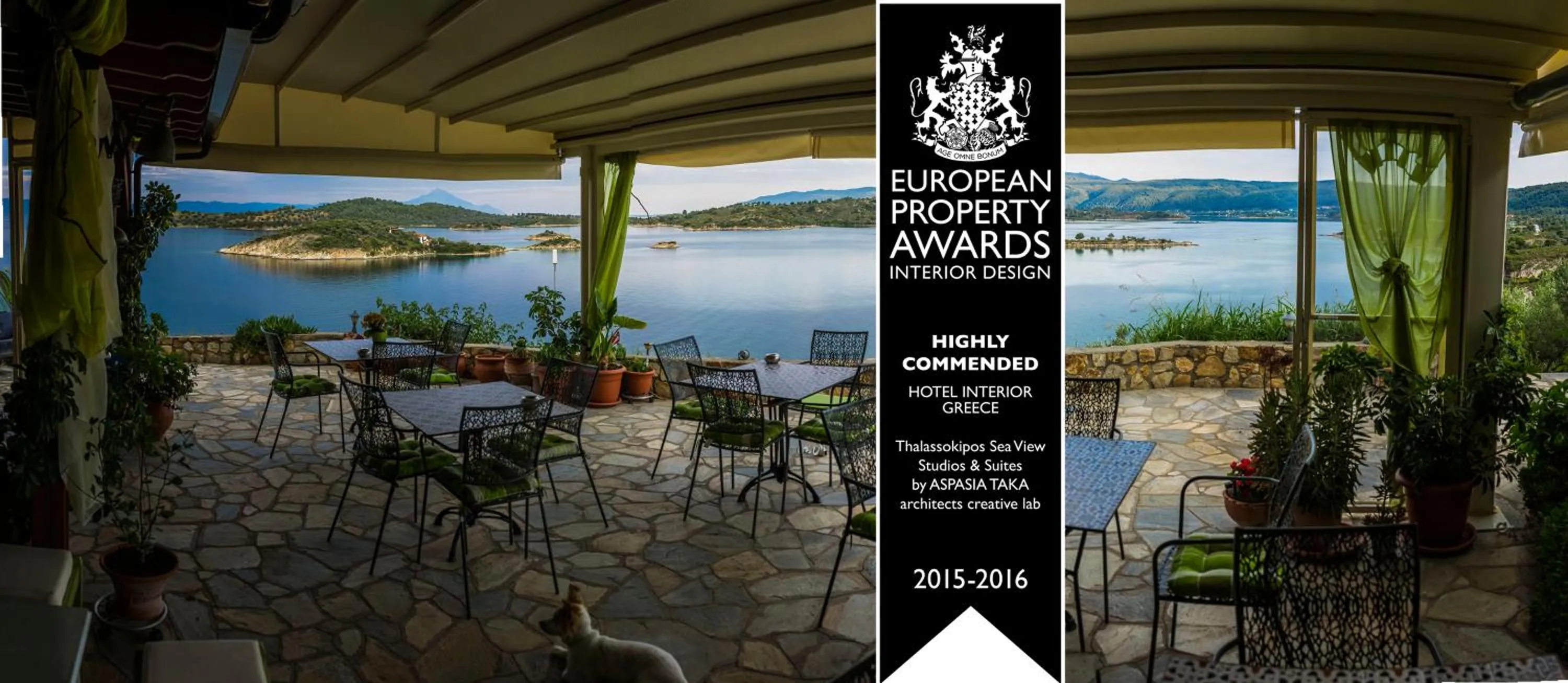 Text overlay in Thalassokipos