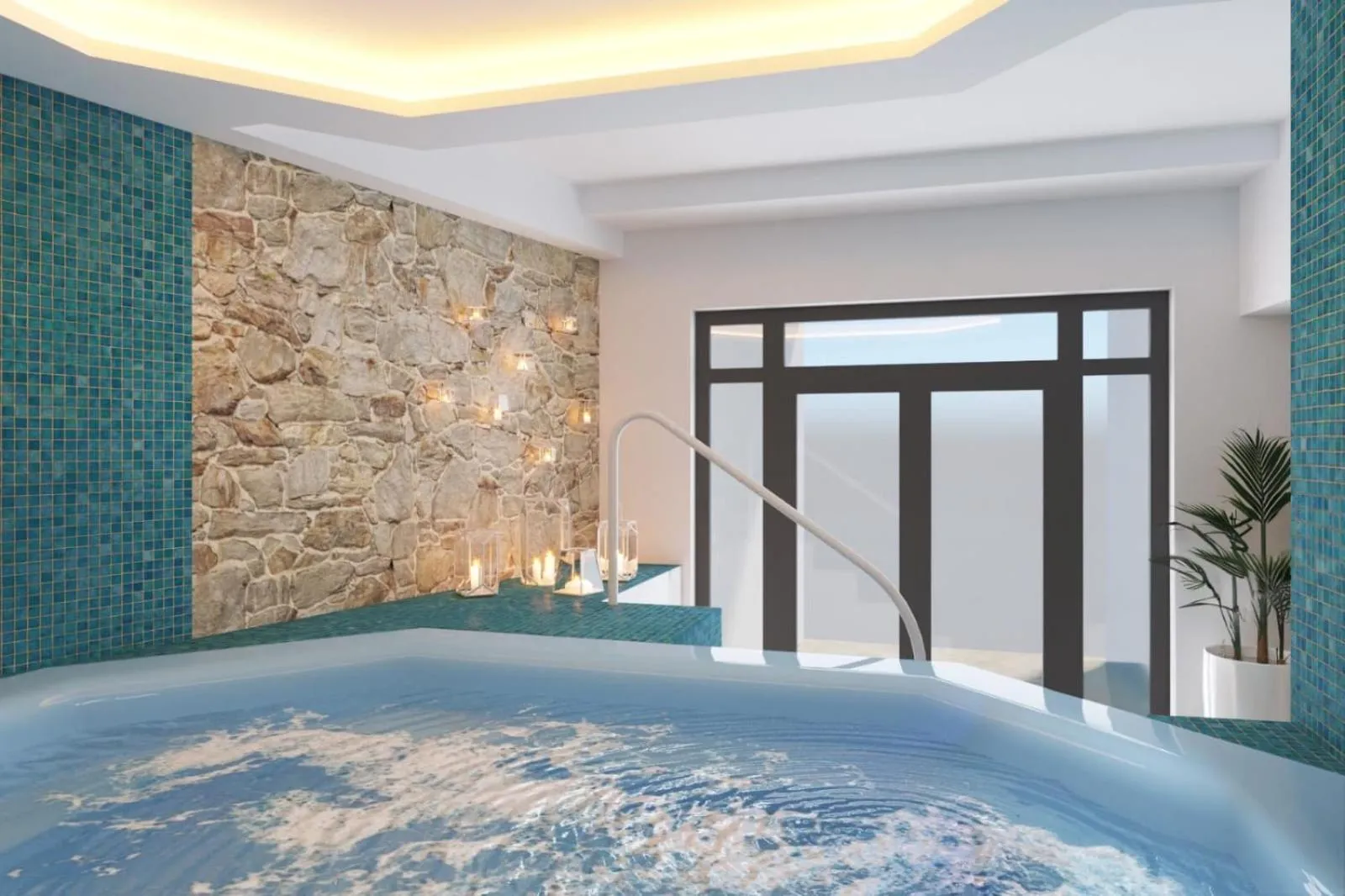 Spa and wellness centre/facilities, Bed in Hotel Villa MiraMar