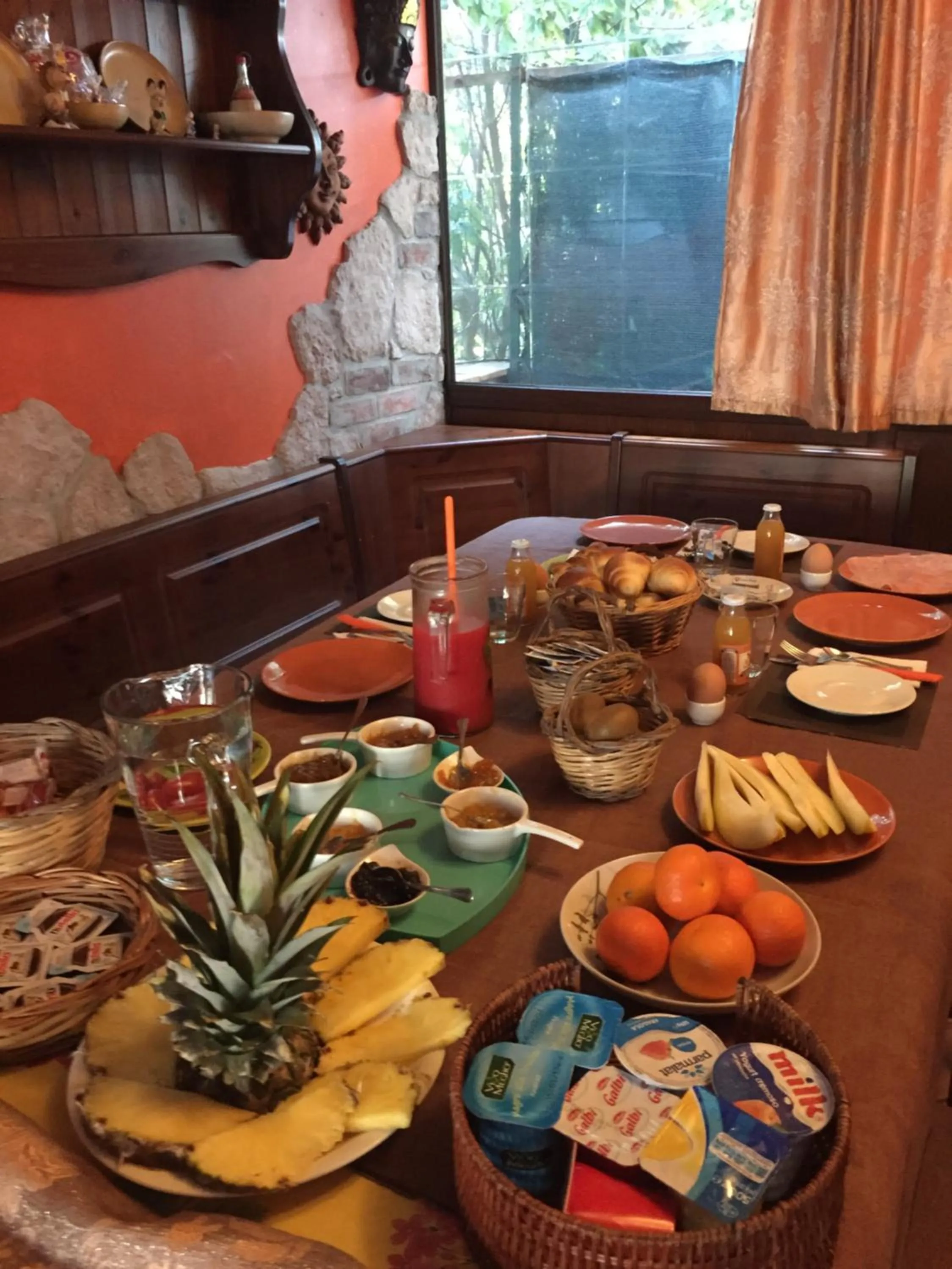 Continental breakfast in B&B Etna House