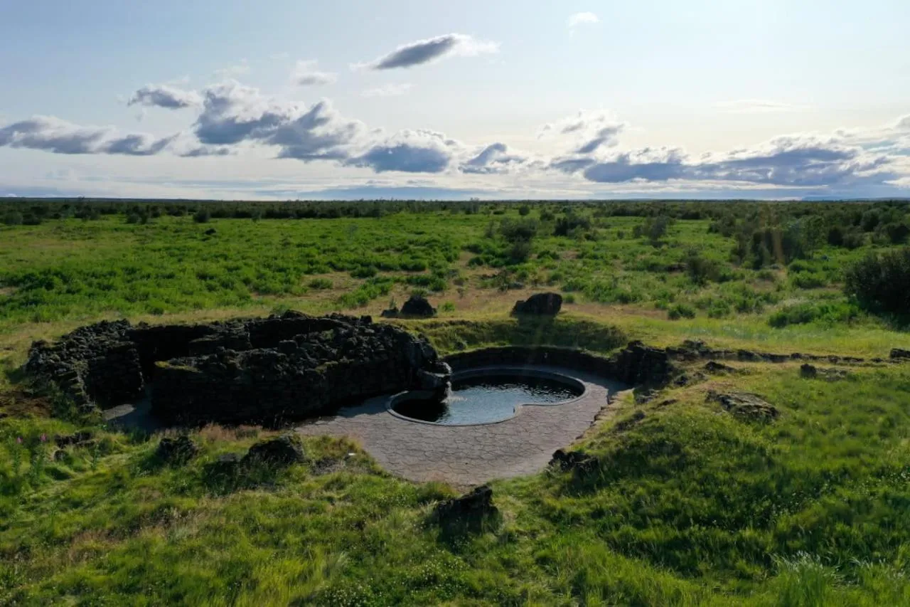 Natural landscape in Hotel Leirubakki